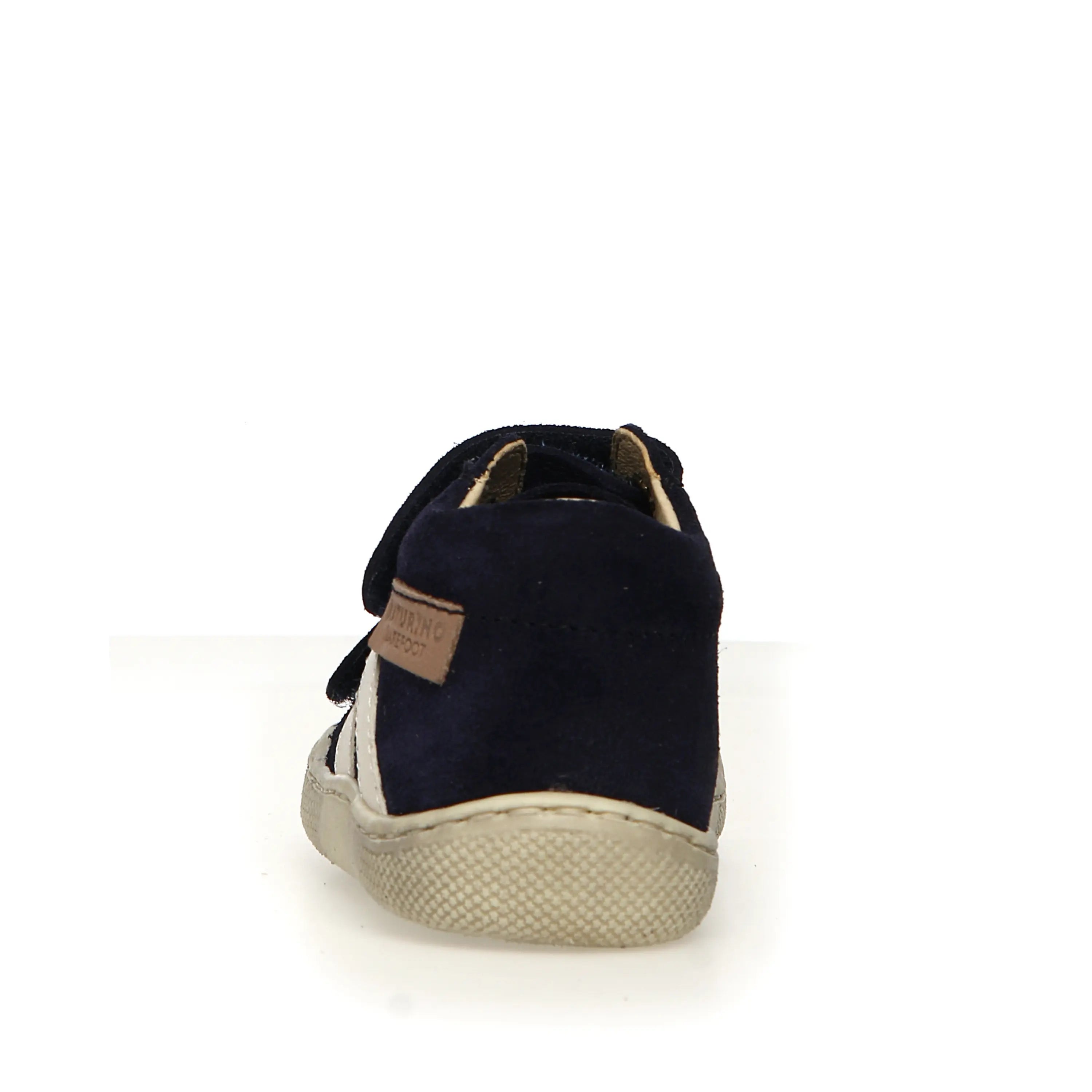 NATURINO Bottillons Barefoot Sabby VL Navy Milk ma petite pointure