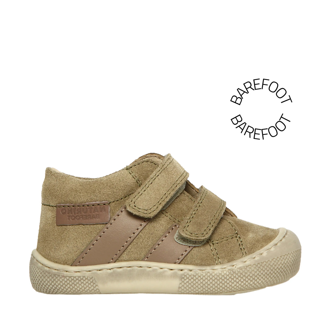 NATURINO Bottillons Barefoot Sabby VL Stone Taupe ma petite pointure