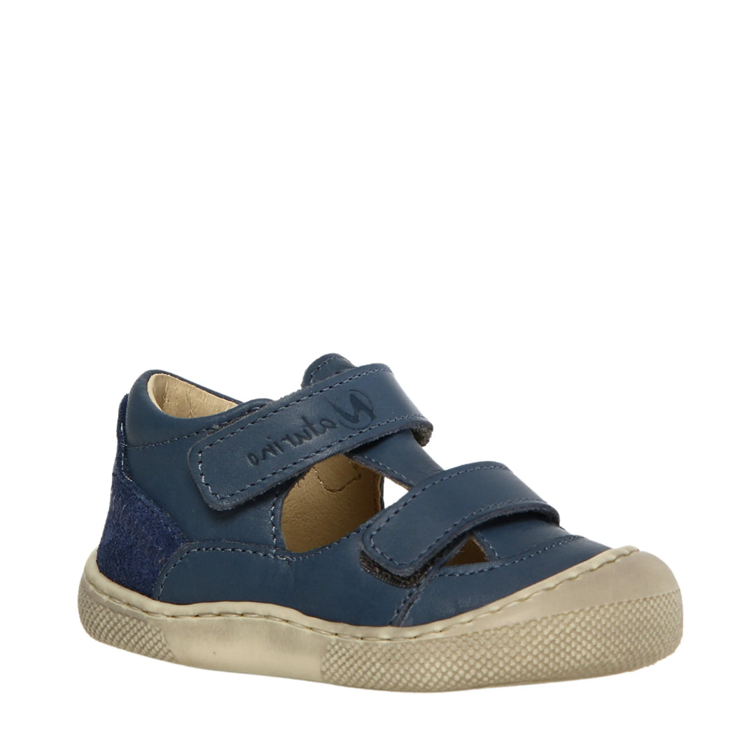 NATURINO Bottillons semi-ouverts Barefoot Irtys Celeste Azur ma petite pointure