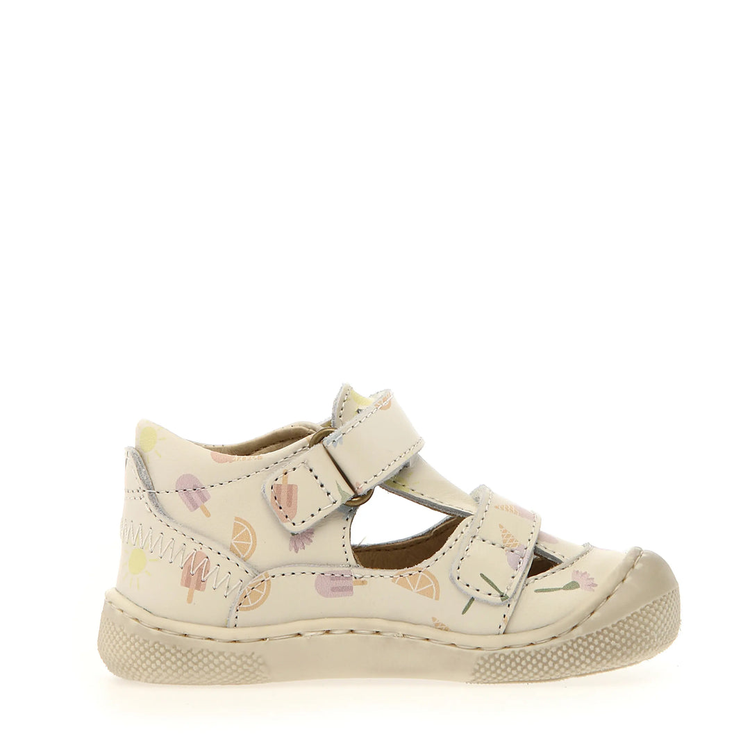 NATURINO Bottillons semi-ouverts Barefoot Irtys Milk ma petite pointure