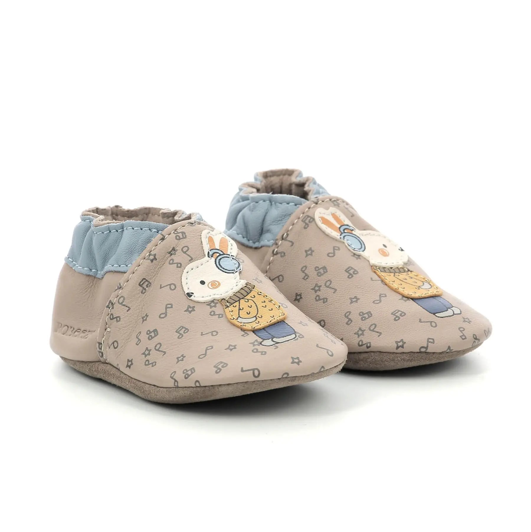 Chaussons Robeez Lion Circus Gris Taupe –