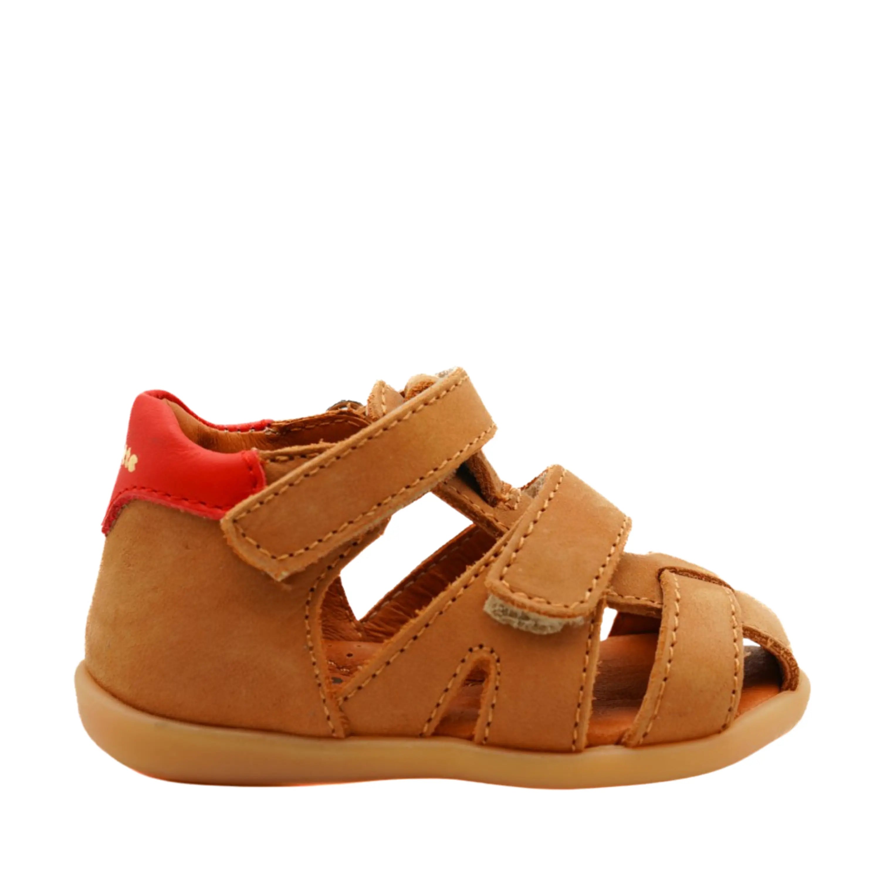BABYBOTTE Sandales Geo Cuir Nubuck Cognac ma petite pointure