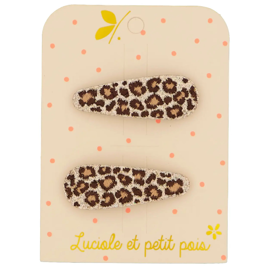 LUCIOLE ET PETIT POIS Barrettes Léo ma petite pointure