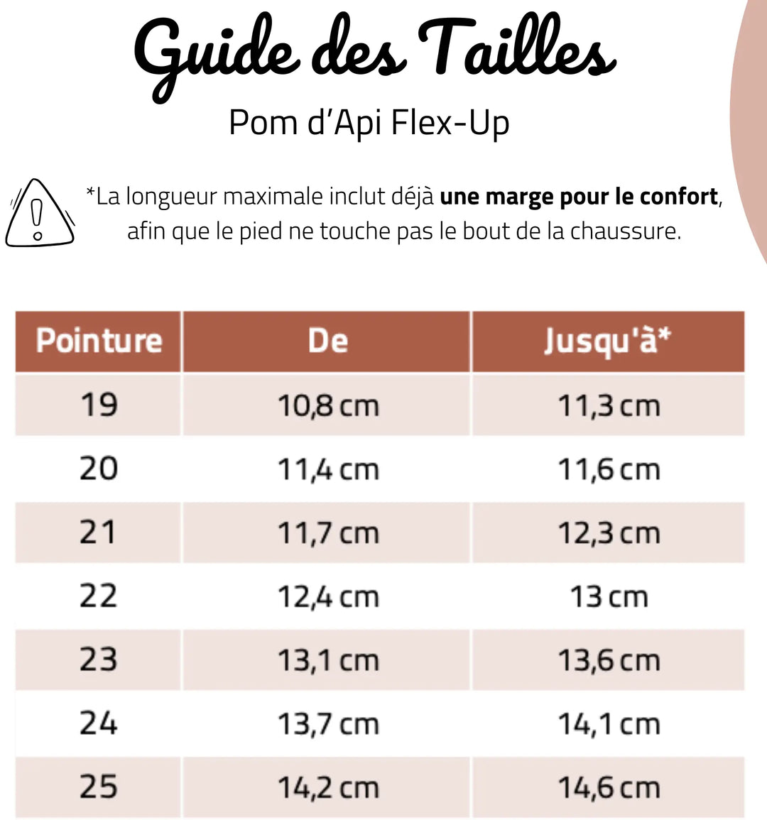 POM D'API Bottines Flex-up Easy Camel ma petite pointure