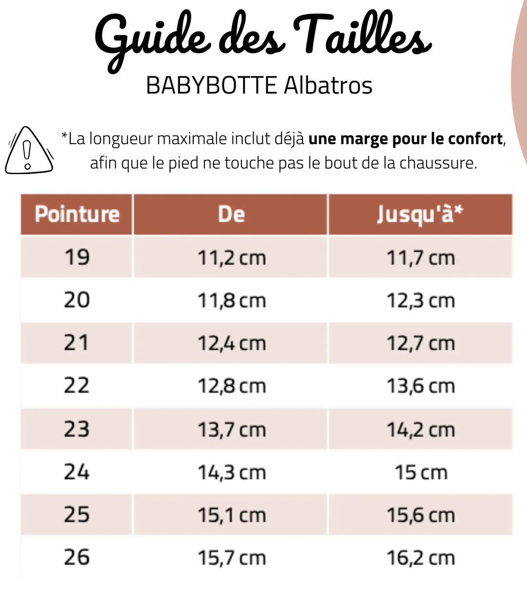 BABYBOTTE Bottillons Barefoot Albatros Velour Denim ma petite pointure