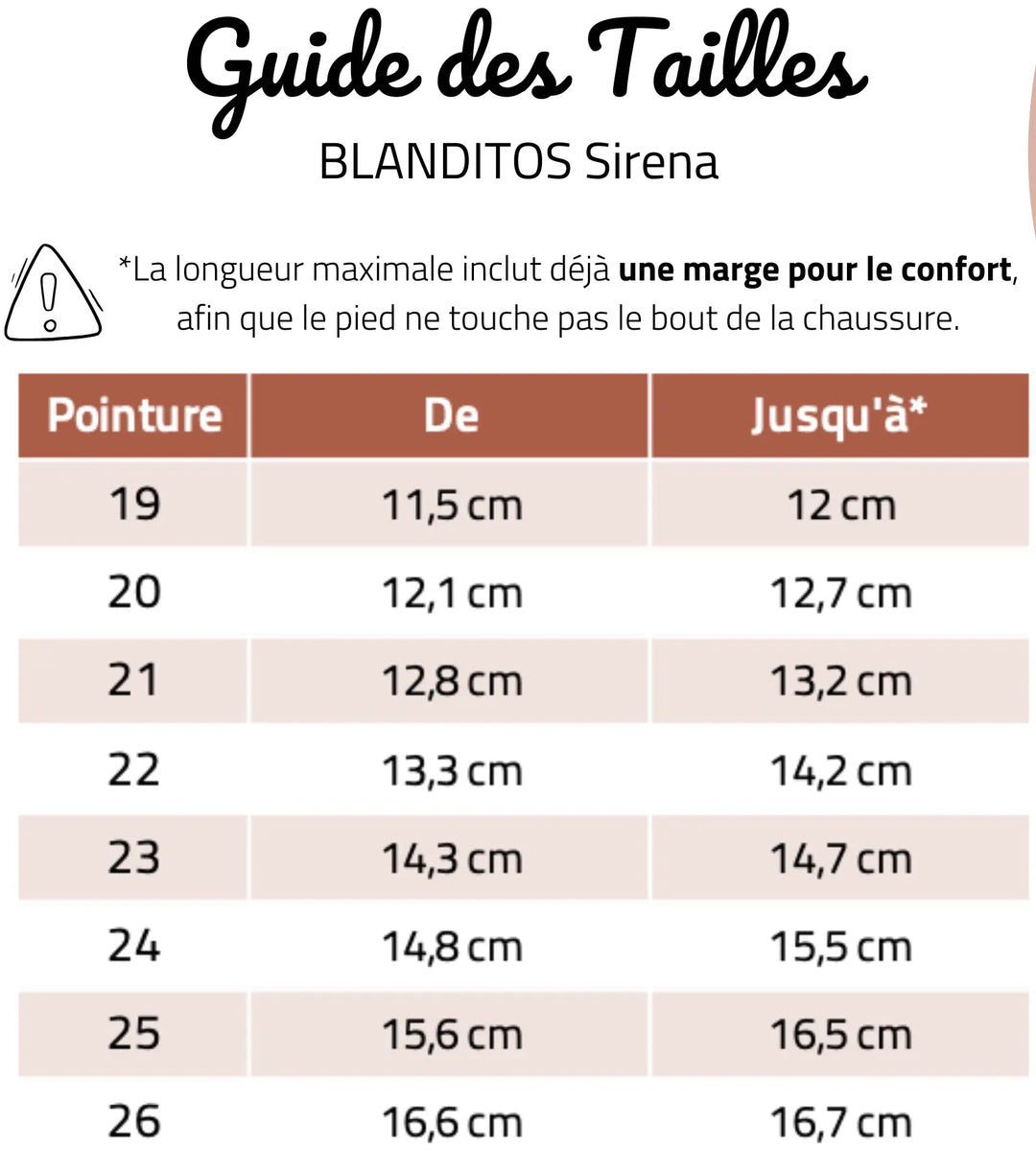 BLANDITOS Baskets Semi-ouvertes Barefoot Sirena Rosa ma petite pointure