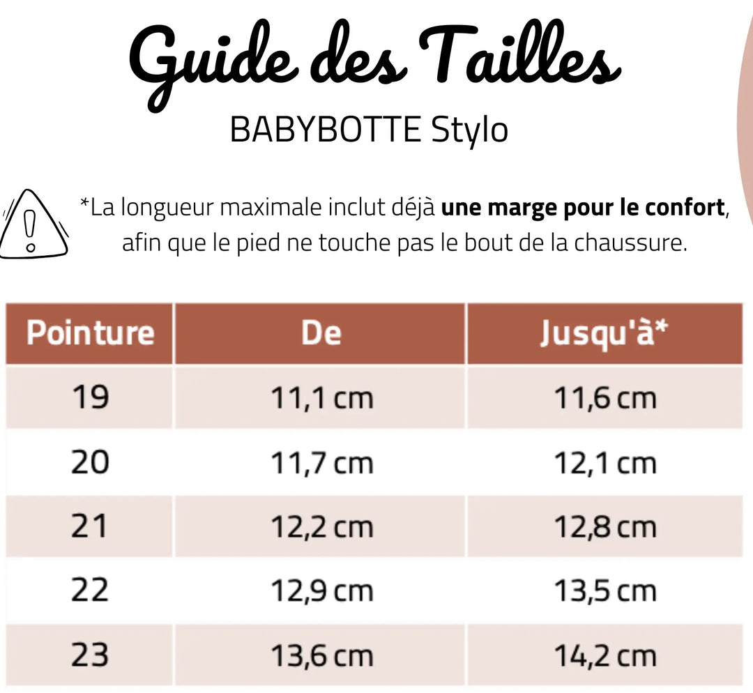 BABYBOTTE Bottillons Stylo semi-ouverts Cuir Imprimé Blanc ma petite pointure