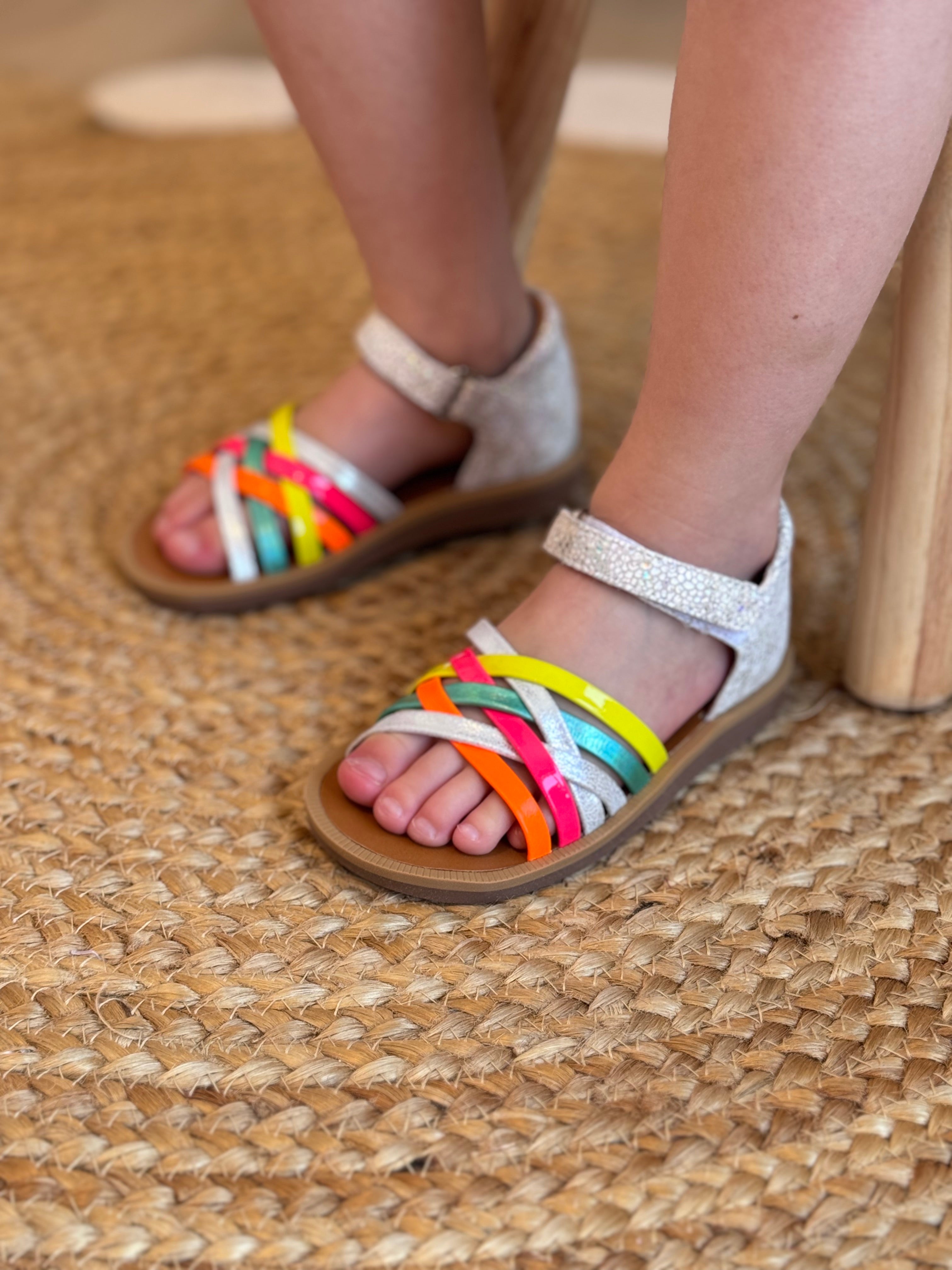 POM D'API Sandales Poppy Lux Blanc ma petite pointure