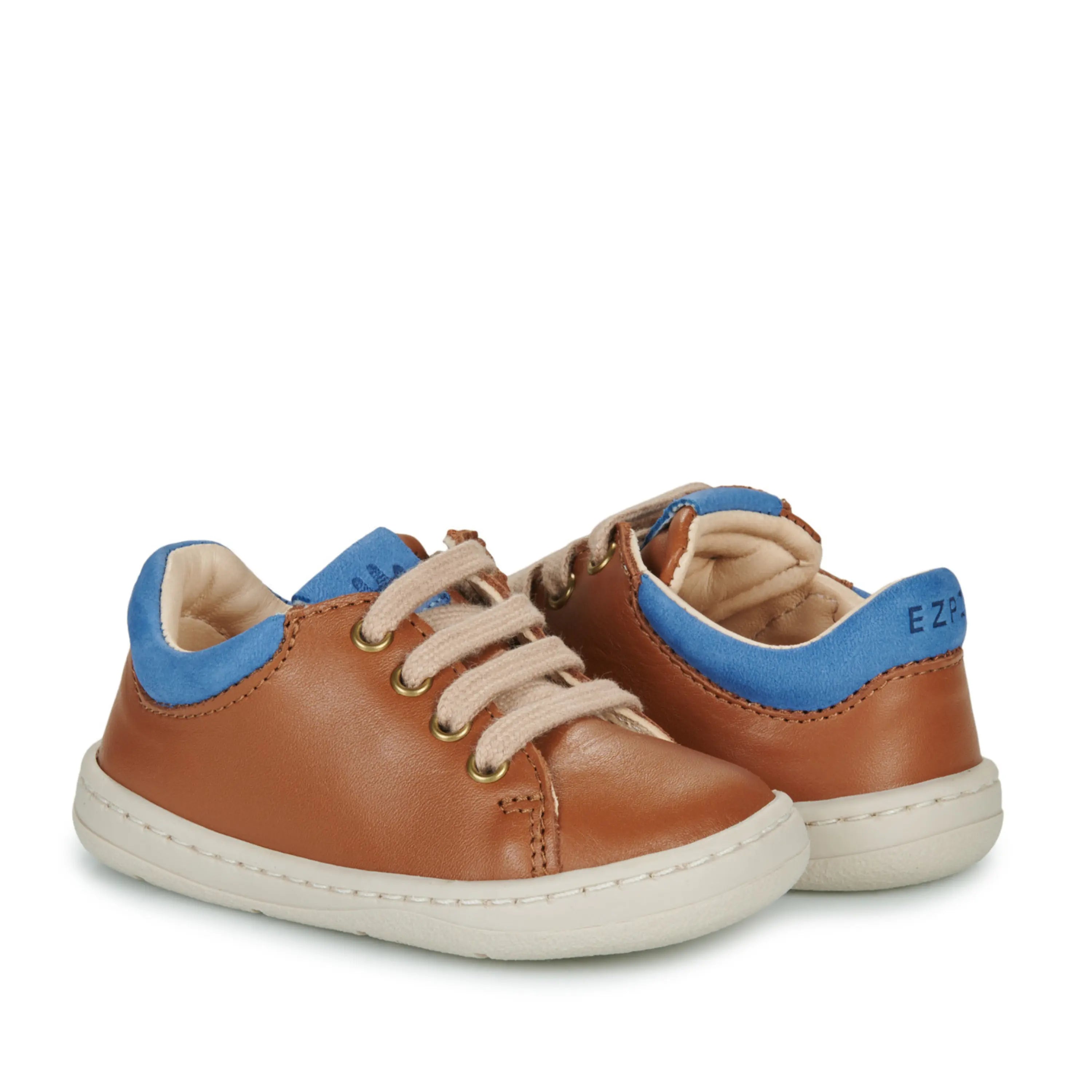 EASY PEASY Baskets Barefoot My Duckie's Lacet Camel ma petite pointure