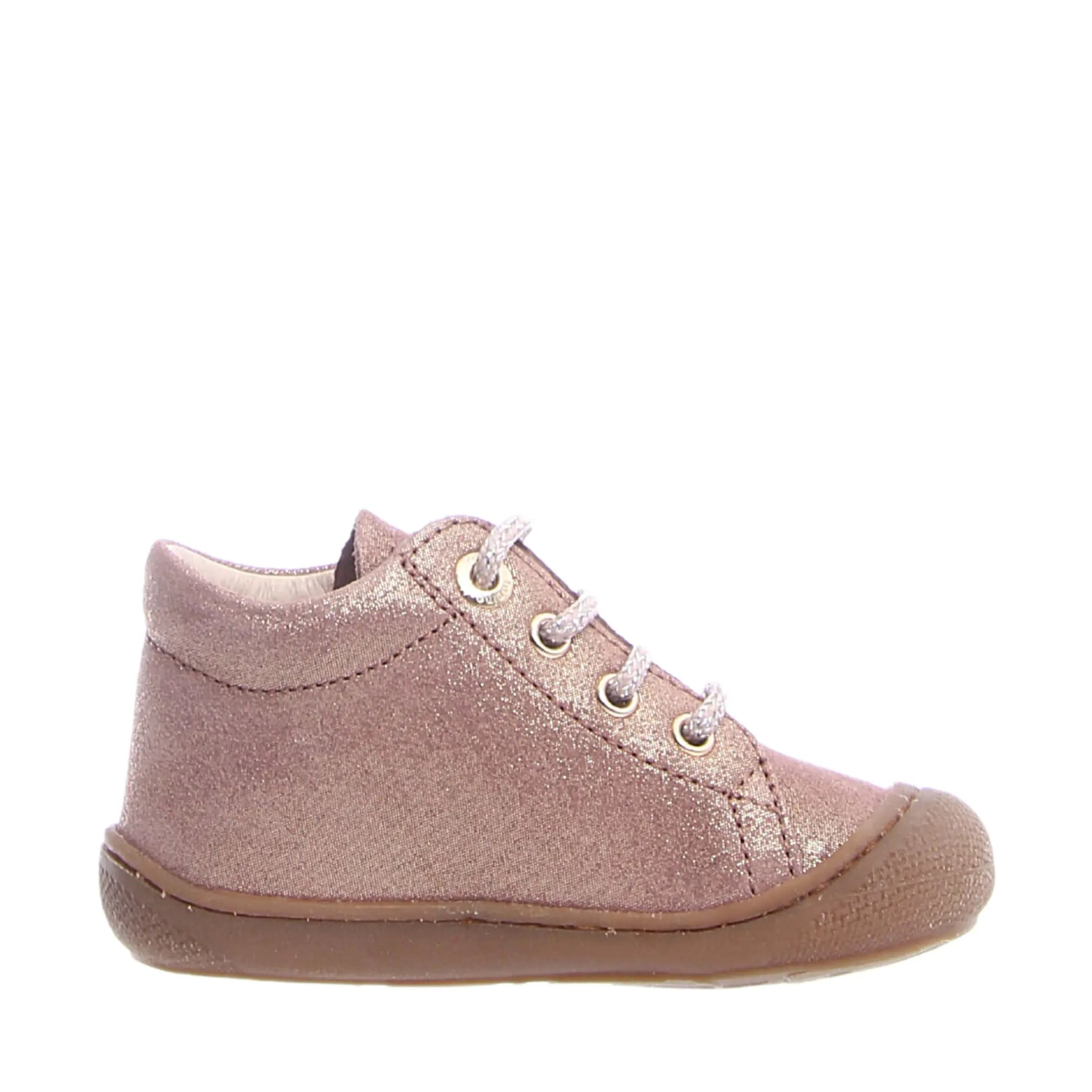 Scarpine primi passi in suede Rosa cipria - COCOON Scarpine primi passi in suede Rosa cipria - COCOON