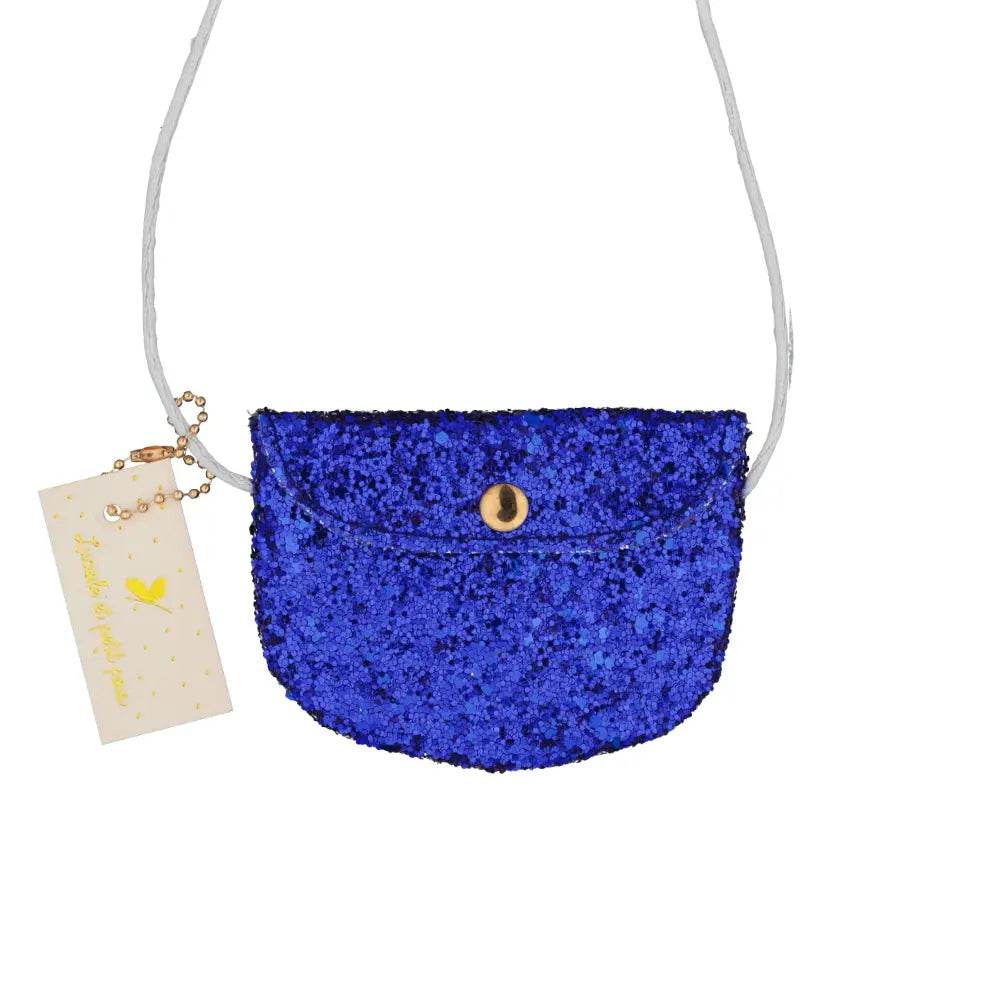 LUCIOLE ET PETIT POIS Porte-monnaie Bleu électrique ma petite pointure