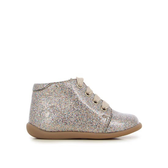 POM D'API Bottines Stand Up Glitter Multi ma petite pointure