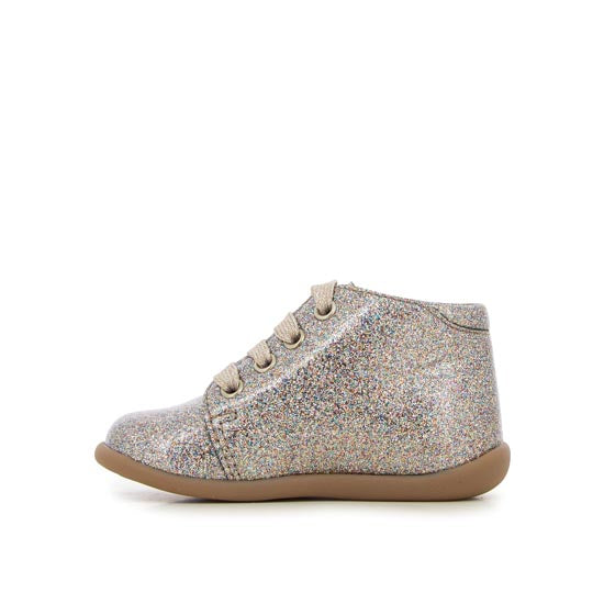 POM D'API Bottines Stand Up Glitter Multi ma petite pointure