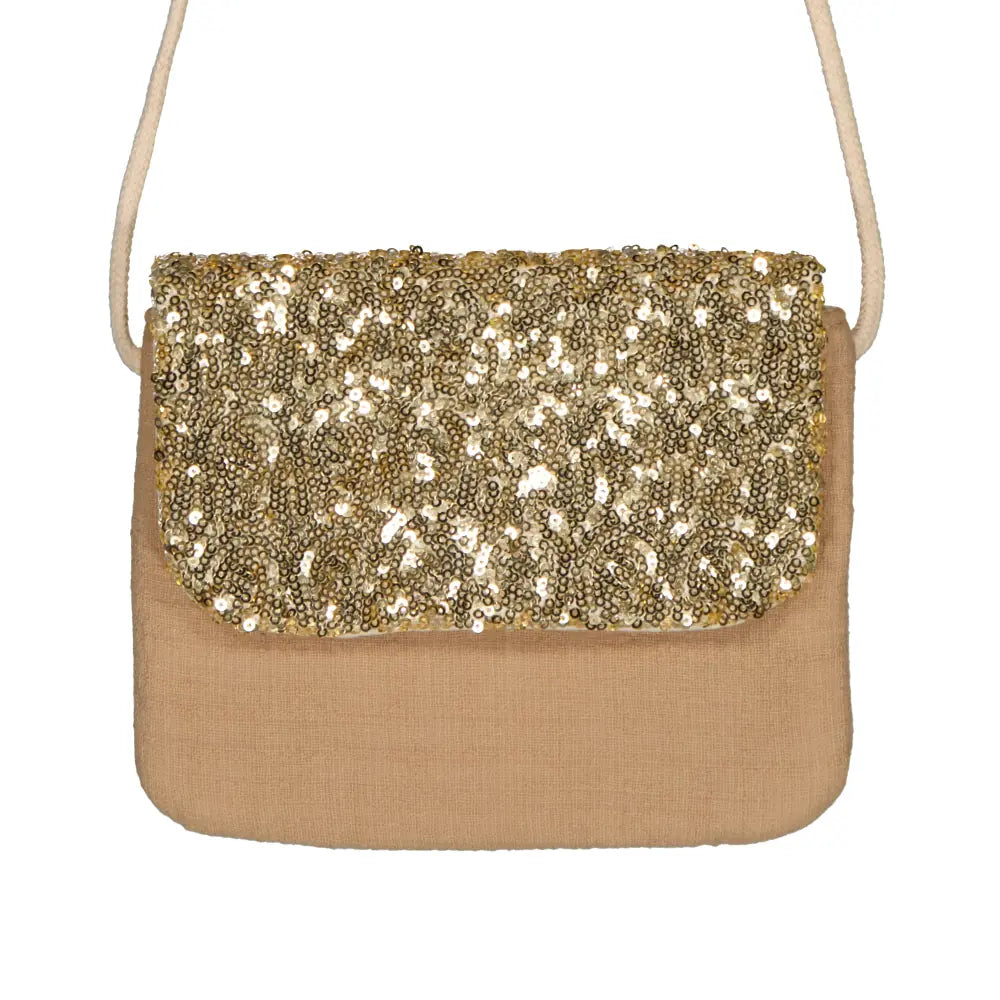 LUCIOLE ET PETIT POIS Sac à main Sequins Dorés ma petite pointure