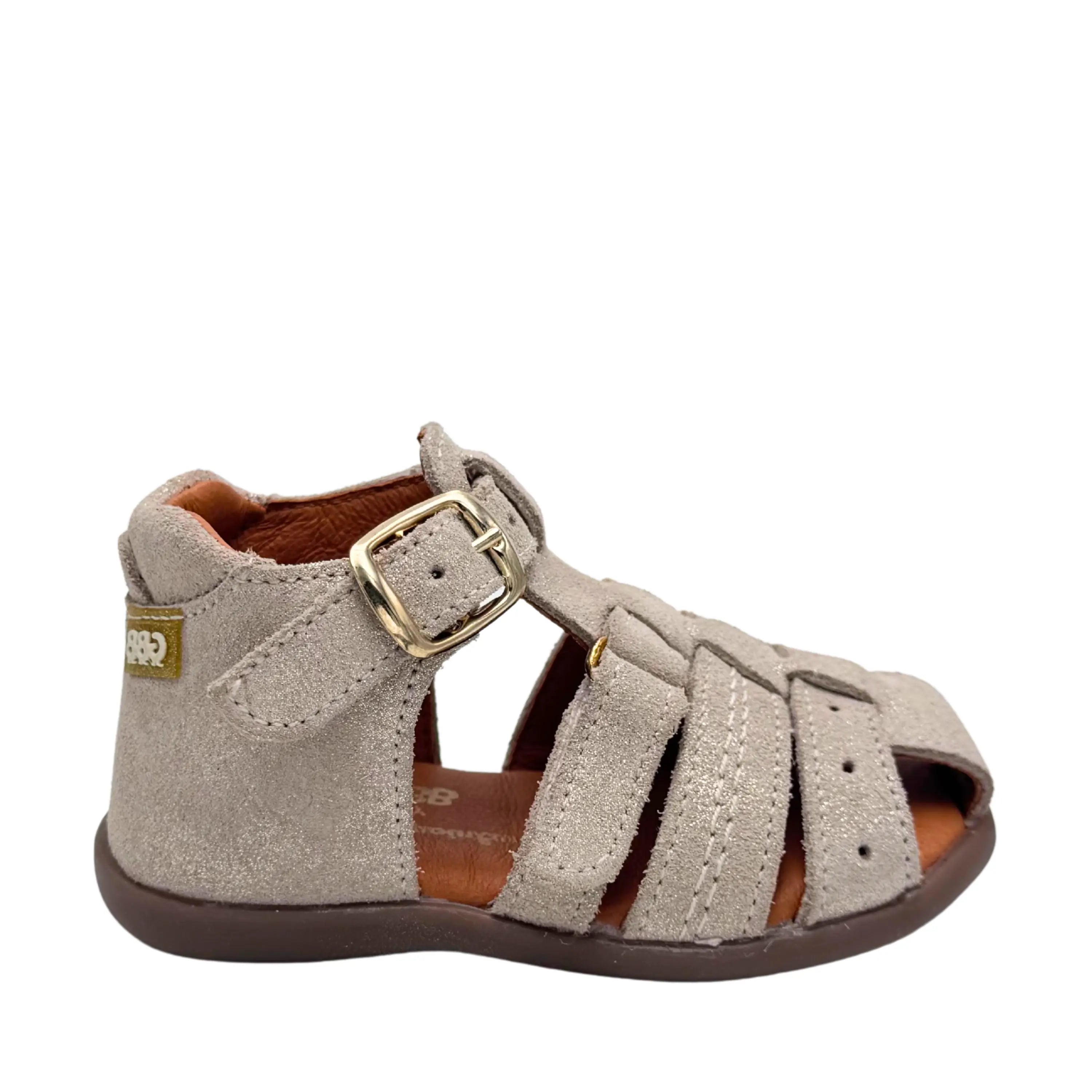 GBB Sandales Carigo Beige Or ma petite pointure