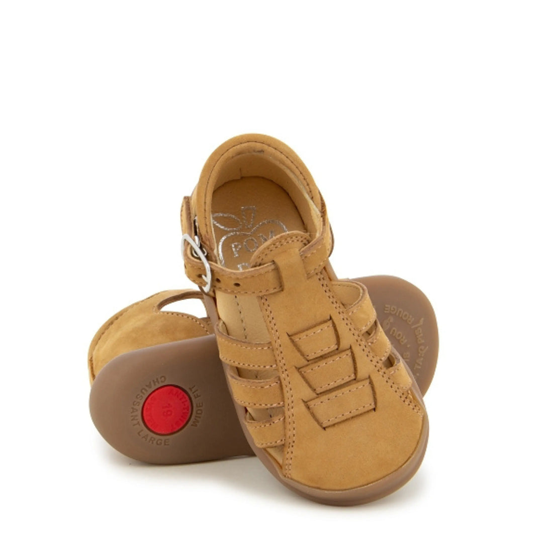 POM D'API Sandales Flex Up Achille Camel ma petite pointure