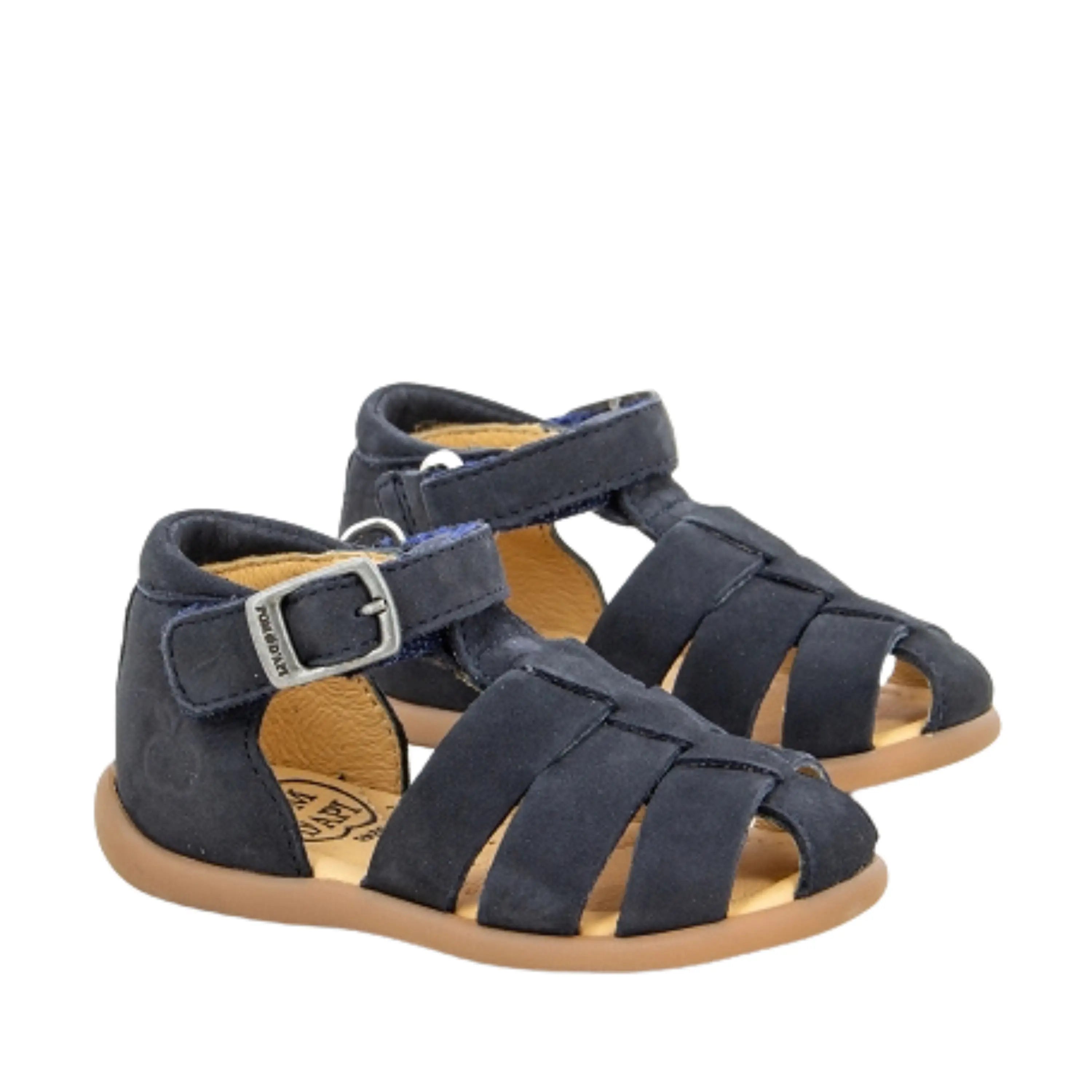 POM D'API Sandales Stand Up Papy Marine ma petite pointure