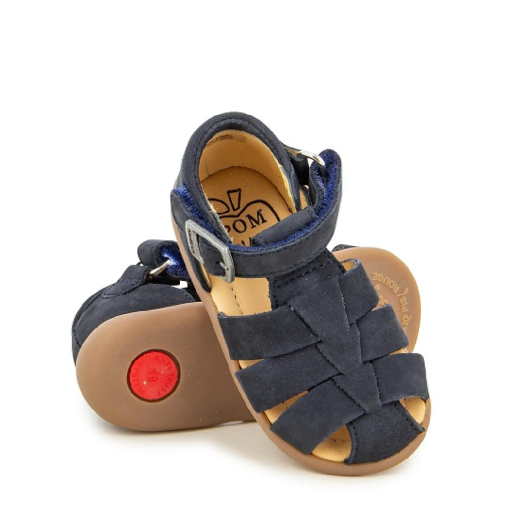 POM D'API Sandales Stand Up Papy Marine ma petite pointure