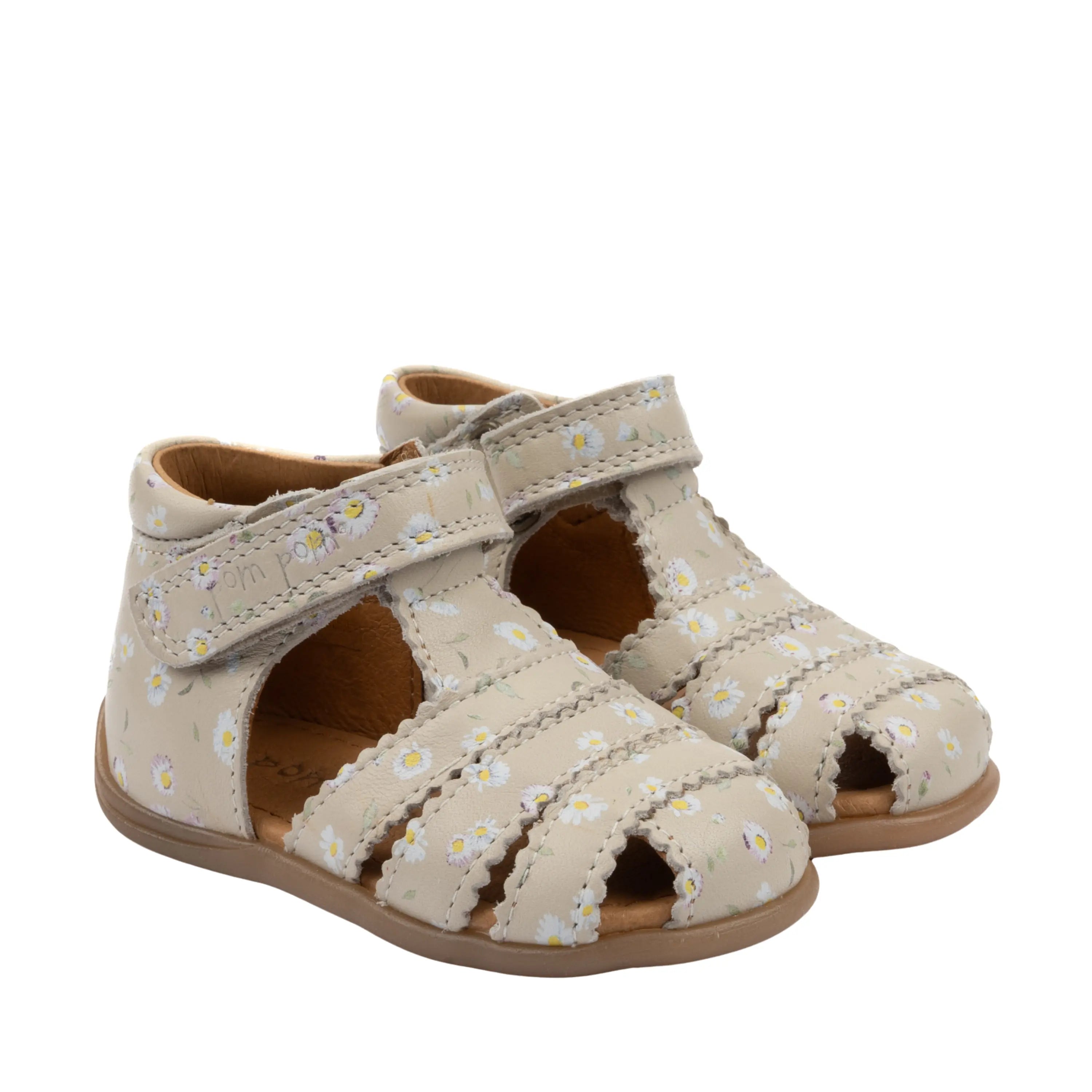 POM POM Sandales Starters Scallop Velcro Bellis ma petite pointure