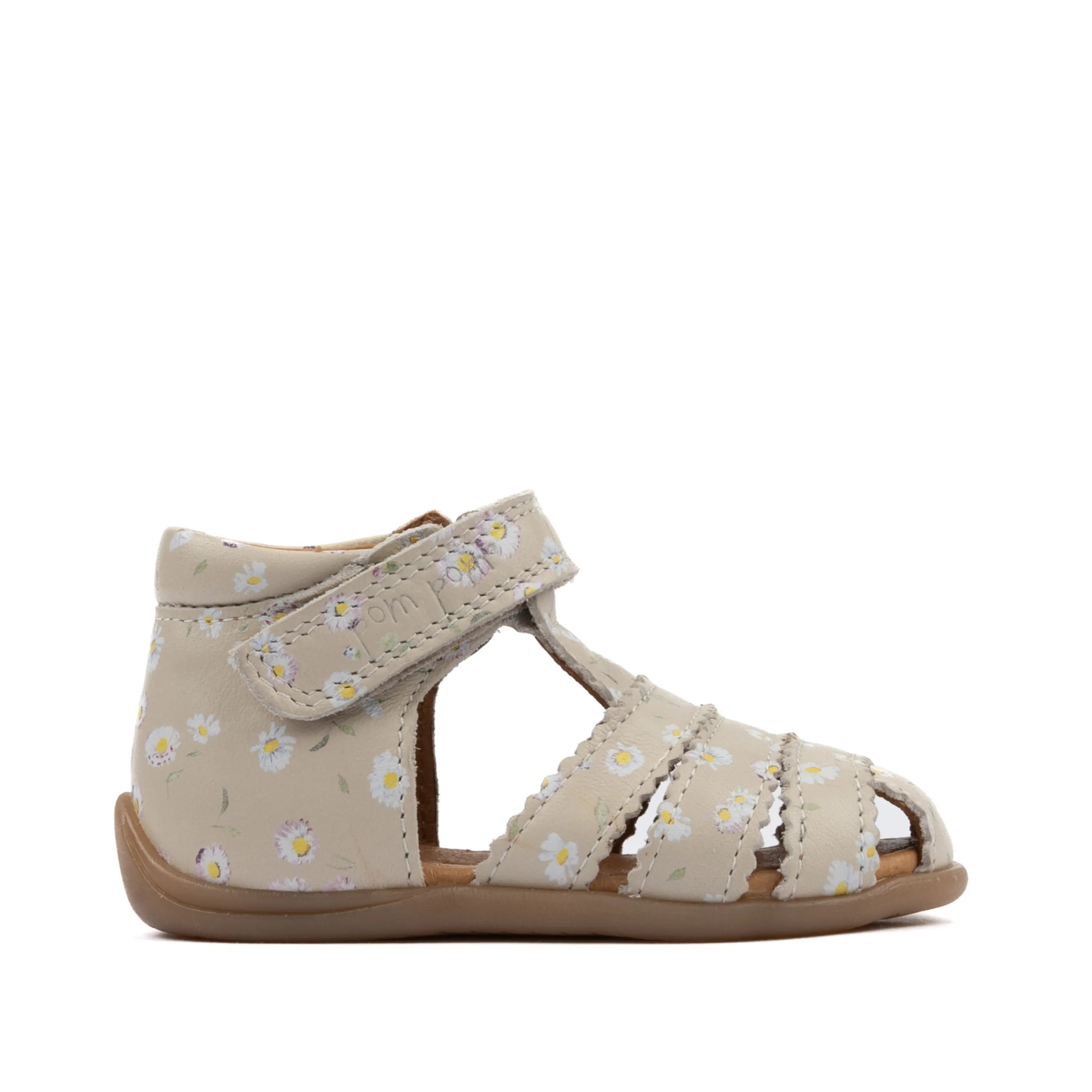 POM POM Sandales Starters Scallop Velcro Bellis ma petite pointure