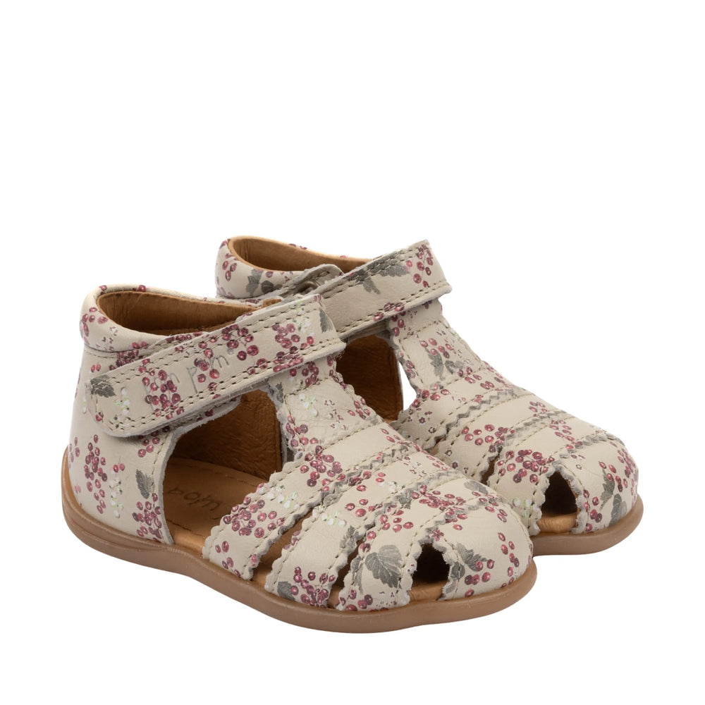 POM POM Sandales Starters Scallop Velcro Berry ma petite pointure