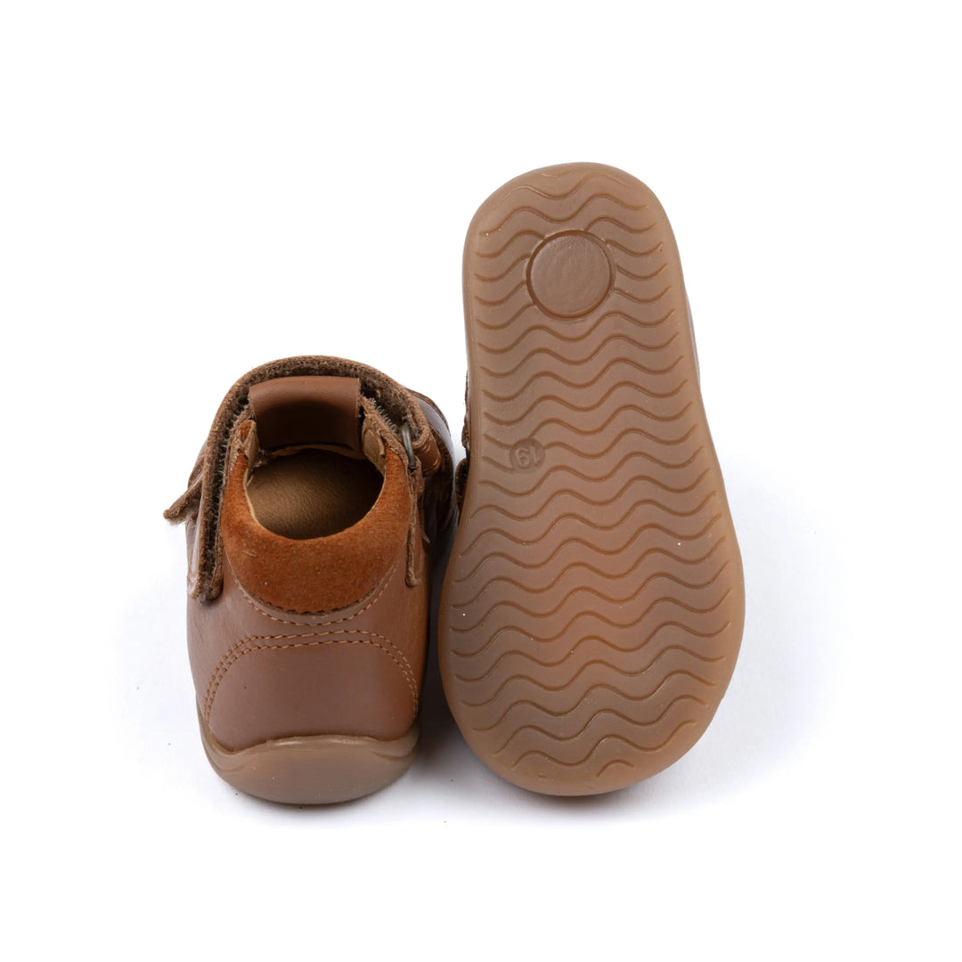 POM POM Sandales Starters Two Velcro Camel ma petite pointure