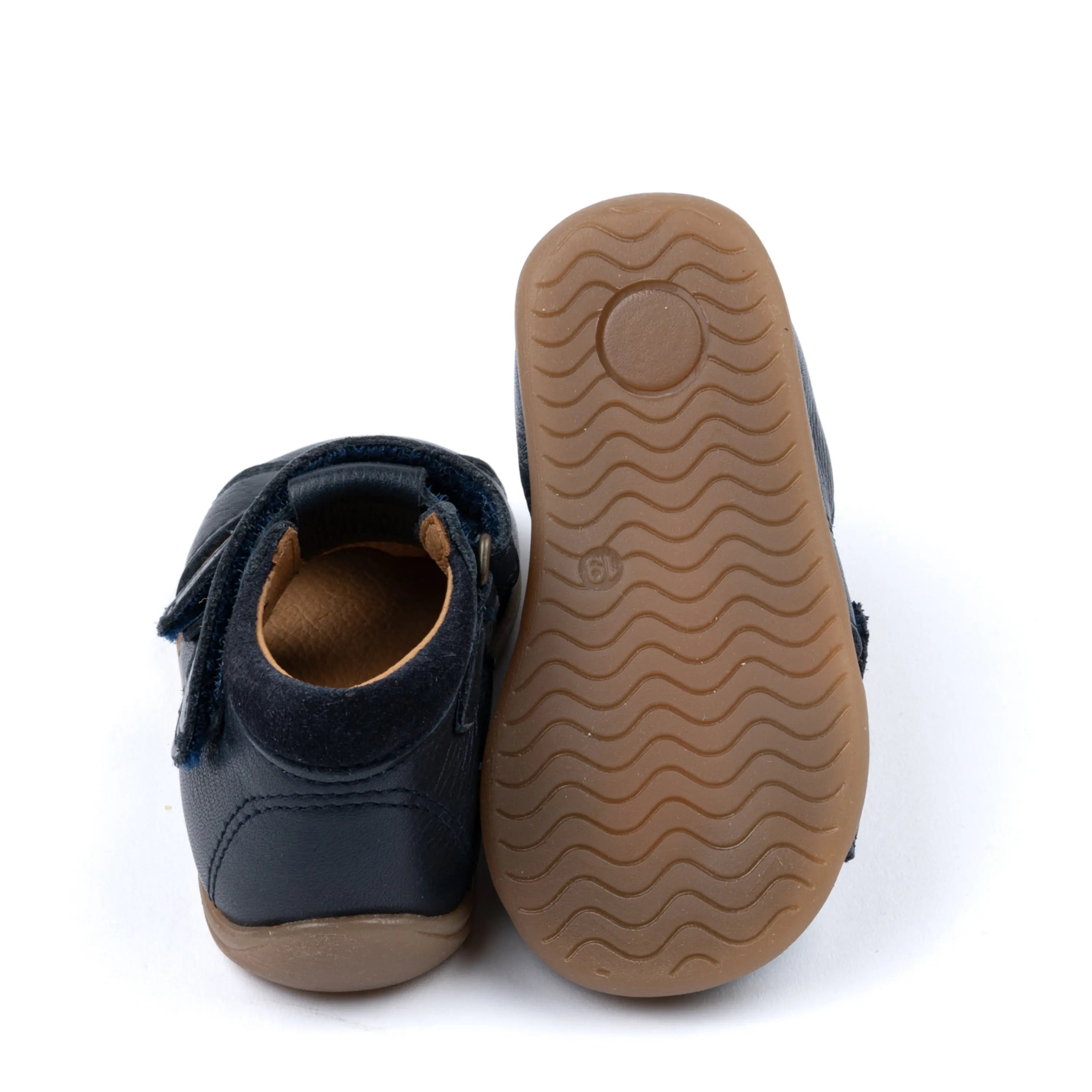 POM POM Sandales Starters Two Velcro Navy ma petite pointure