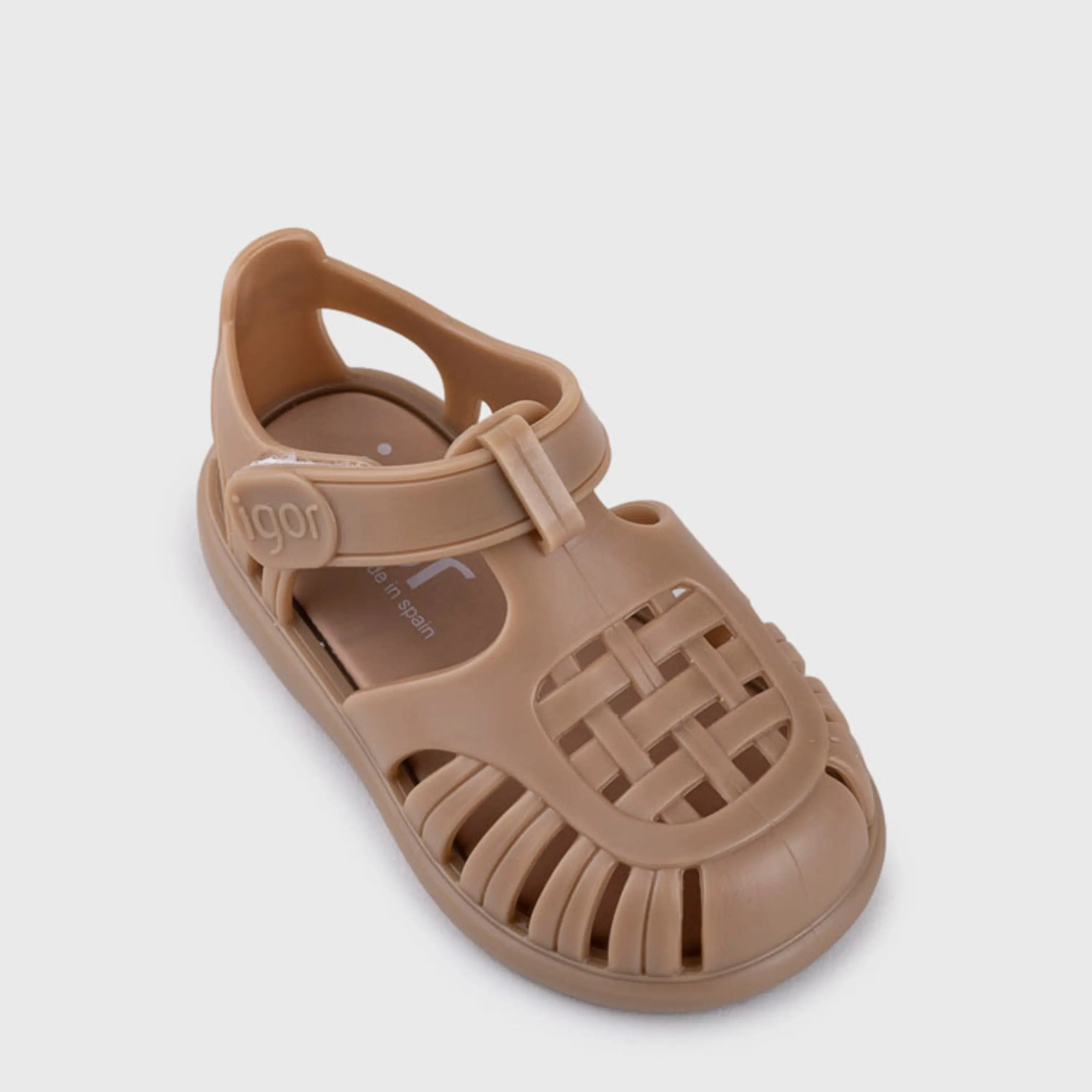 IGOR Sandales de Plage Tobby Solid Taupe ma petite pointure