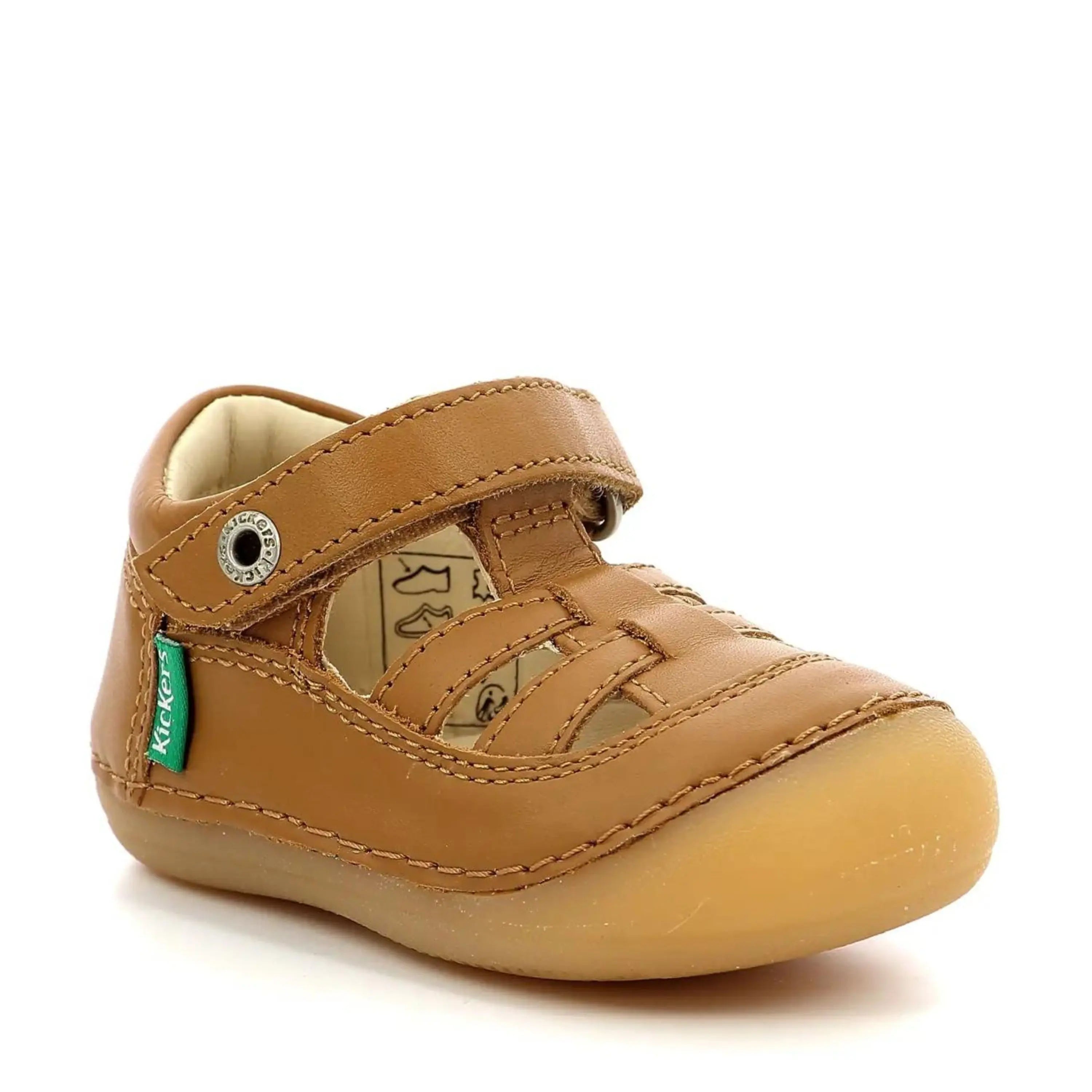 KICKERS Salomés Sushy Camel ma petite pointure 