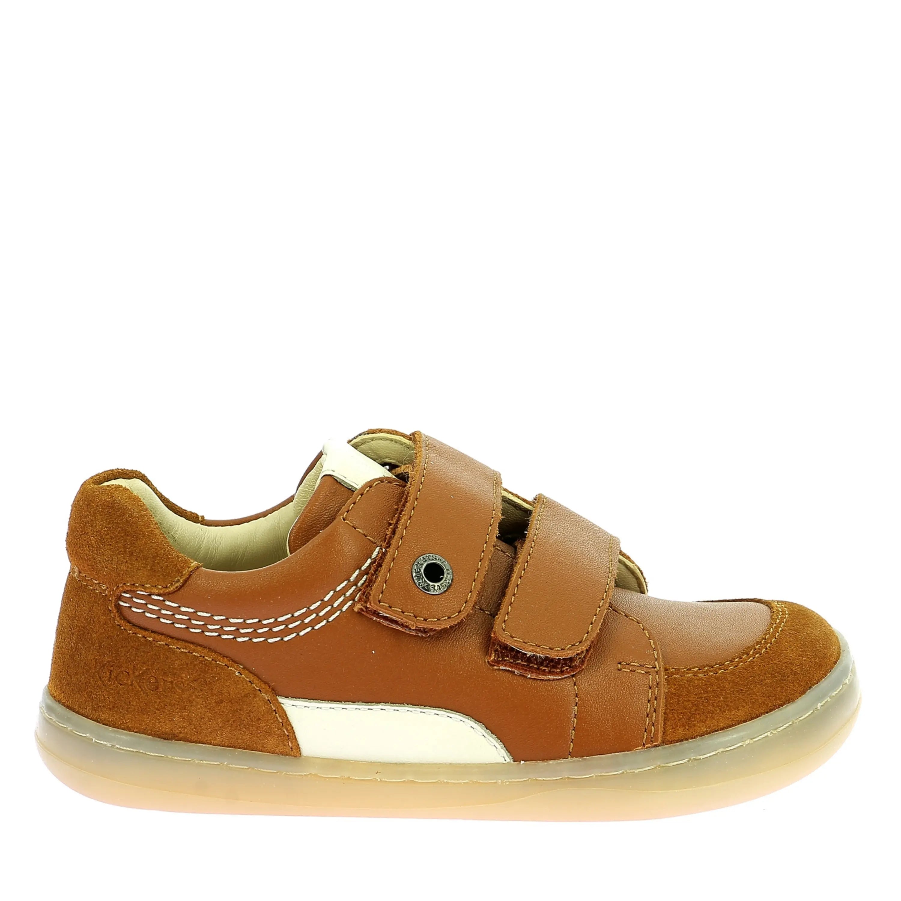KICKERS Sneackers Barefoot Kickboost 2 Camel ma petite pointure