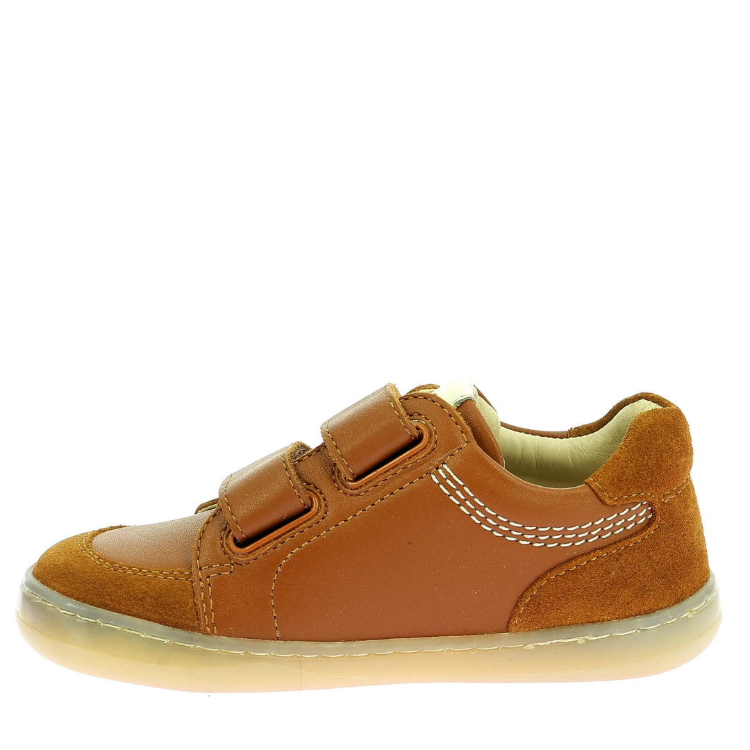 KICKERS Sneackers Barefoot Kickboost 2 Camel ma petite pointure