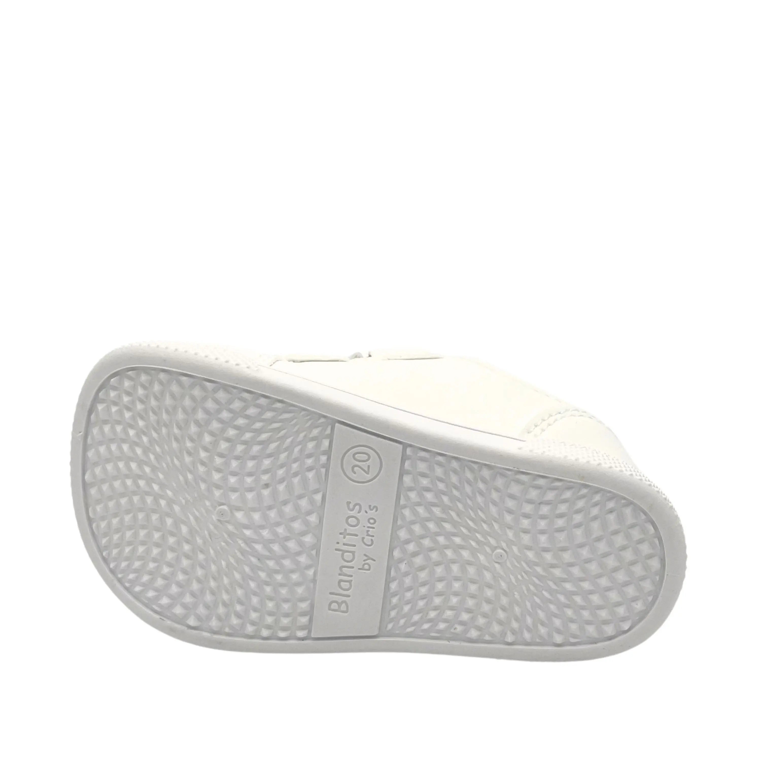 Baskets Barefoot Vegan blanches Zeus Blanditos pour bébé