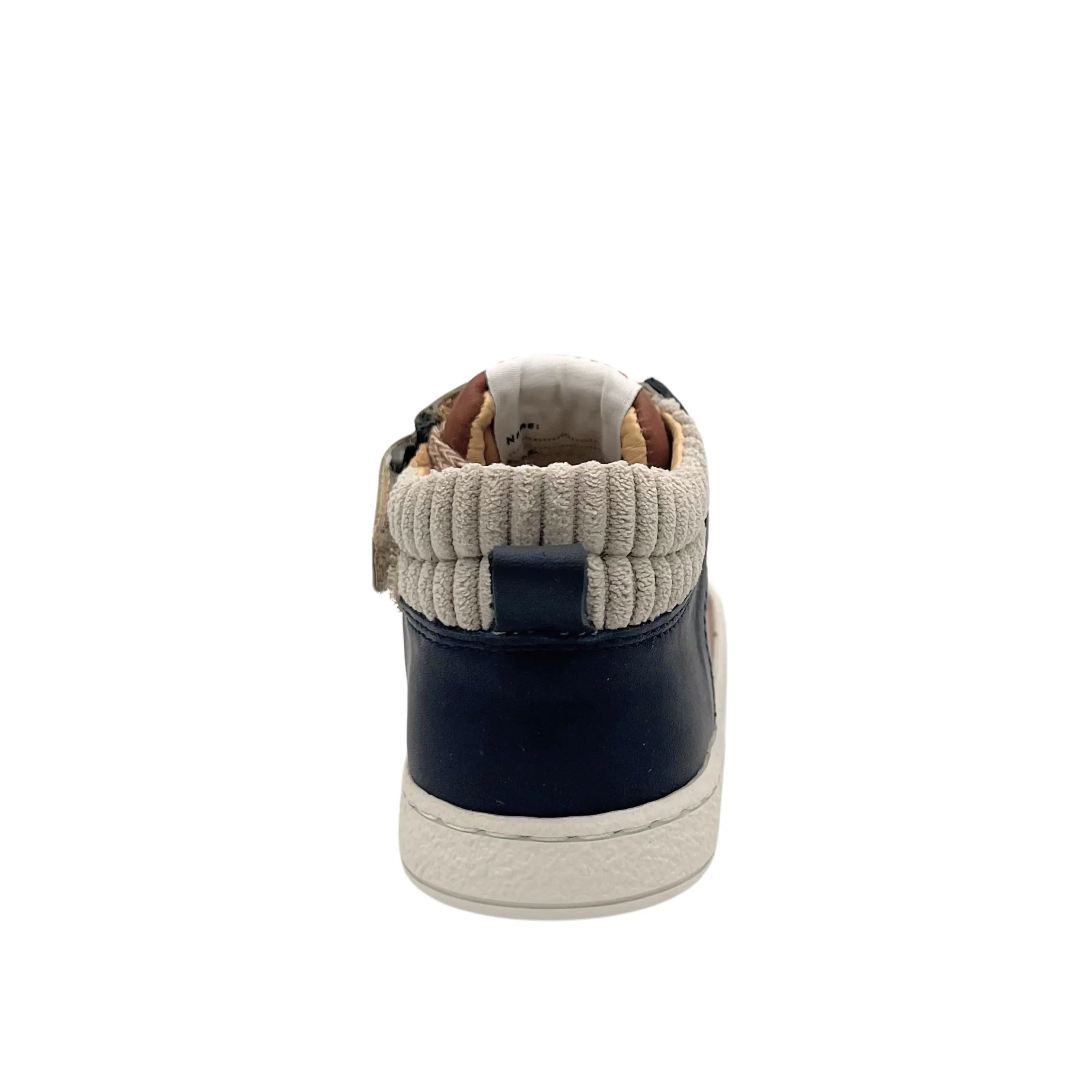 POM D'API Baskets Mousse Zip Trek Dk Camel Jeans ma petite pointure
