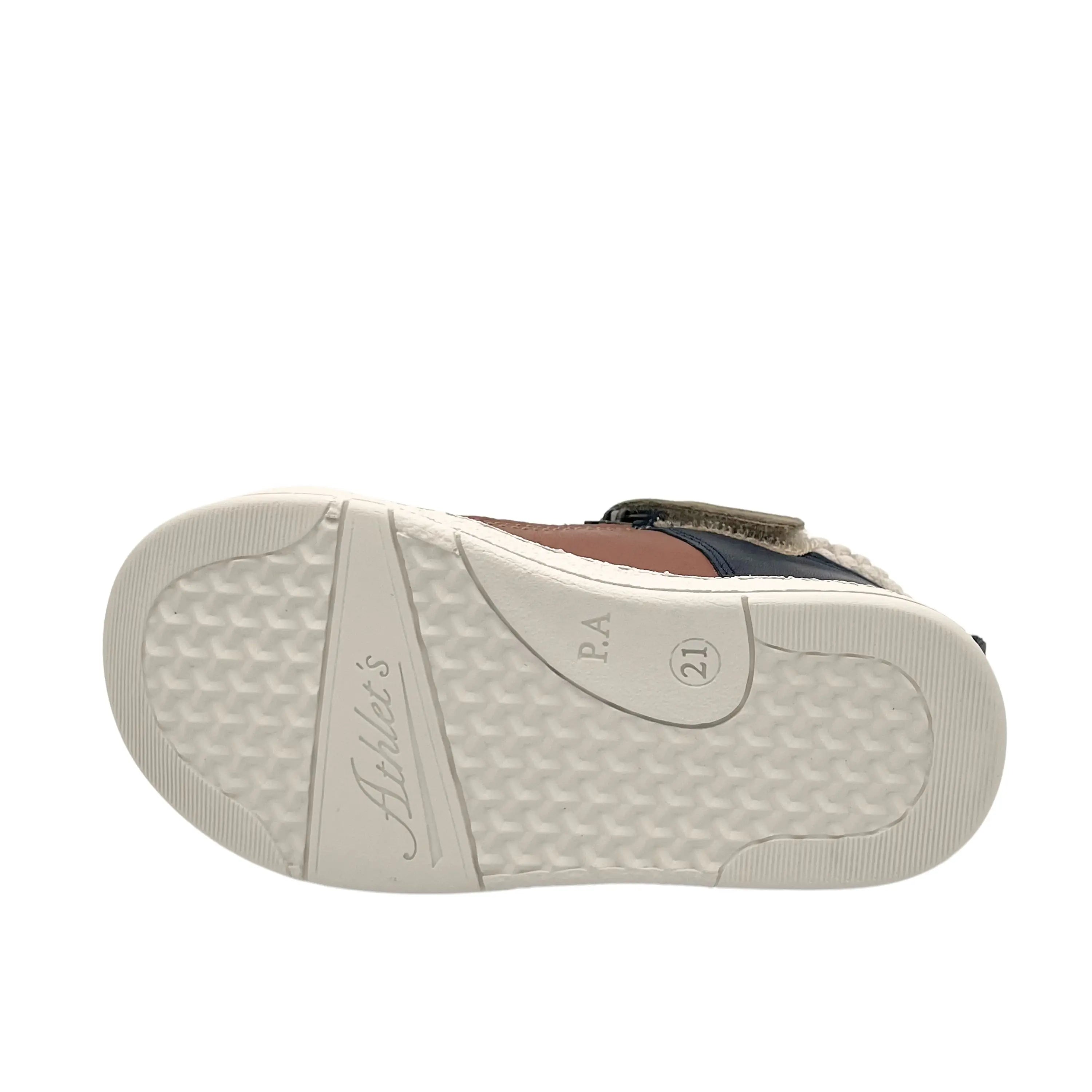 POM D'API Baskets Mousse Zip Trek Dk Camel Jeans ma petite pointure