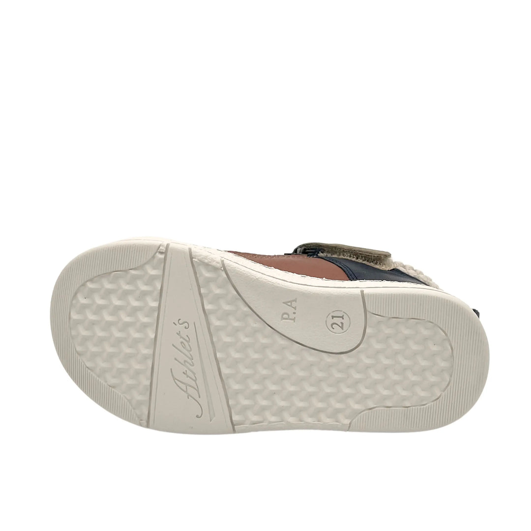 POM D'API Baskets Mousse Zip Trek Dk Camel Jeans ma petite pointure