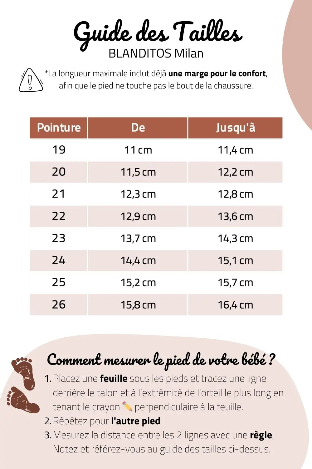 guide des tailles