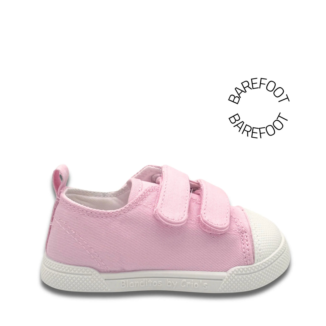 BLANDITOS Baskets en toile Barefoot Melon Baby ma petite pointure