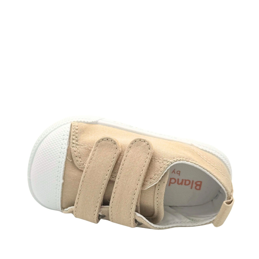 BLANDITOS Baskets en toile Barefoot Melon Beige ma petite pointure