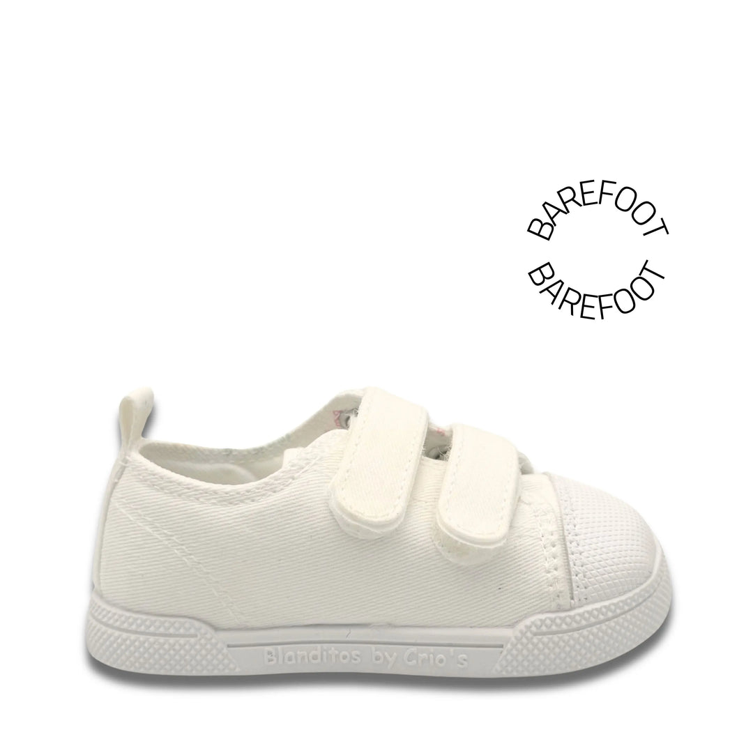 BLANDITOS Baskets en toile Barefoot Melon Blanco ma petite pointure