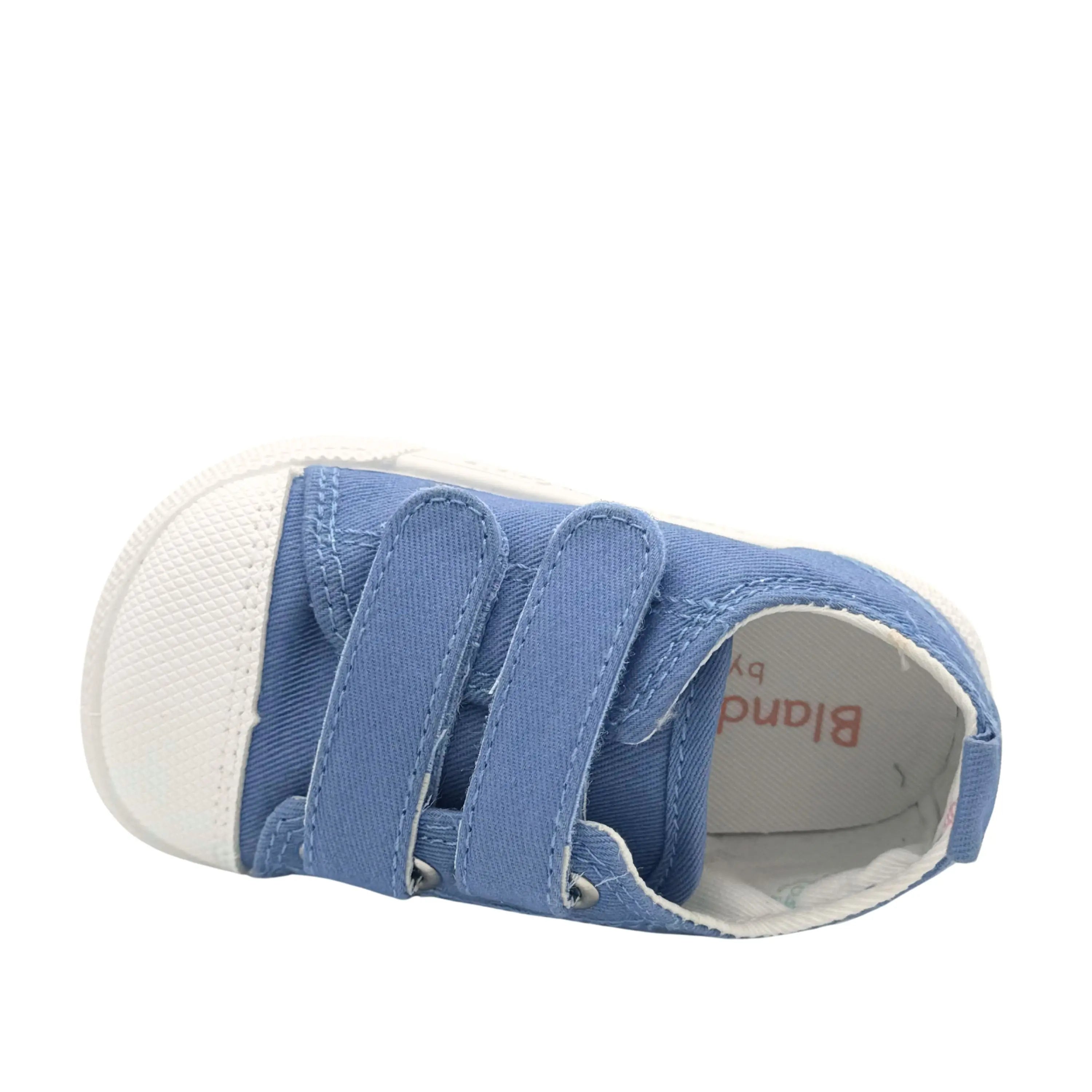 BLANDITOS Baskets en toile Barefoot Melon Blue ma petite pointure