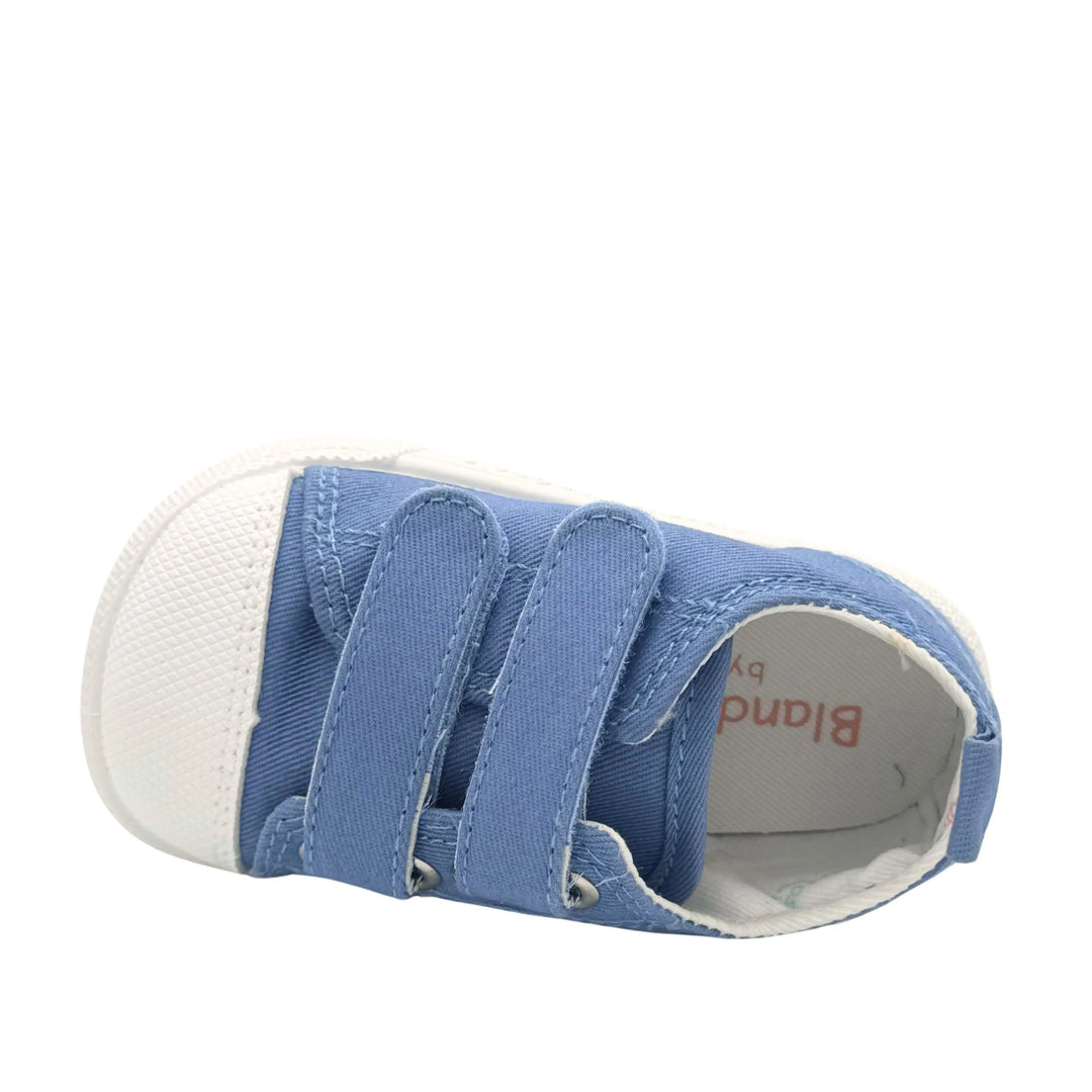 BLANDITOS Baskets en toile Barefoot Melon Blue ma petite pointure