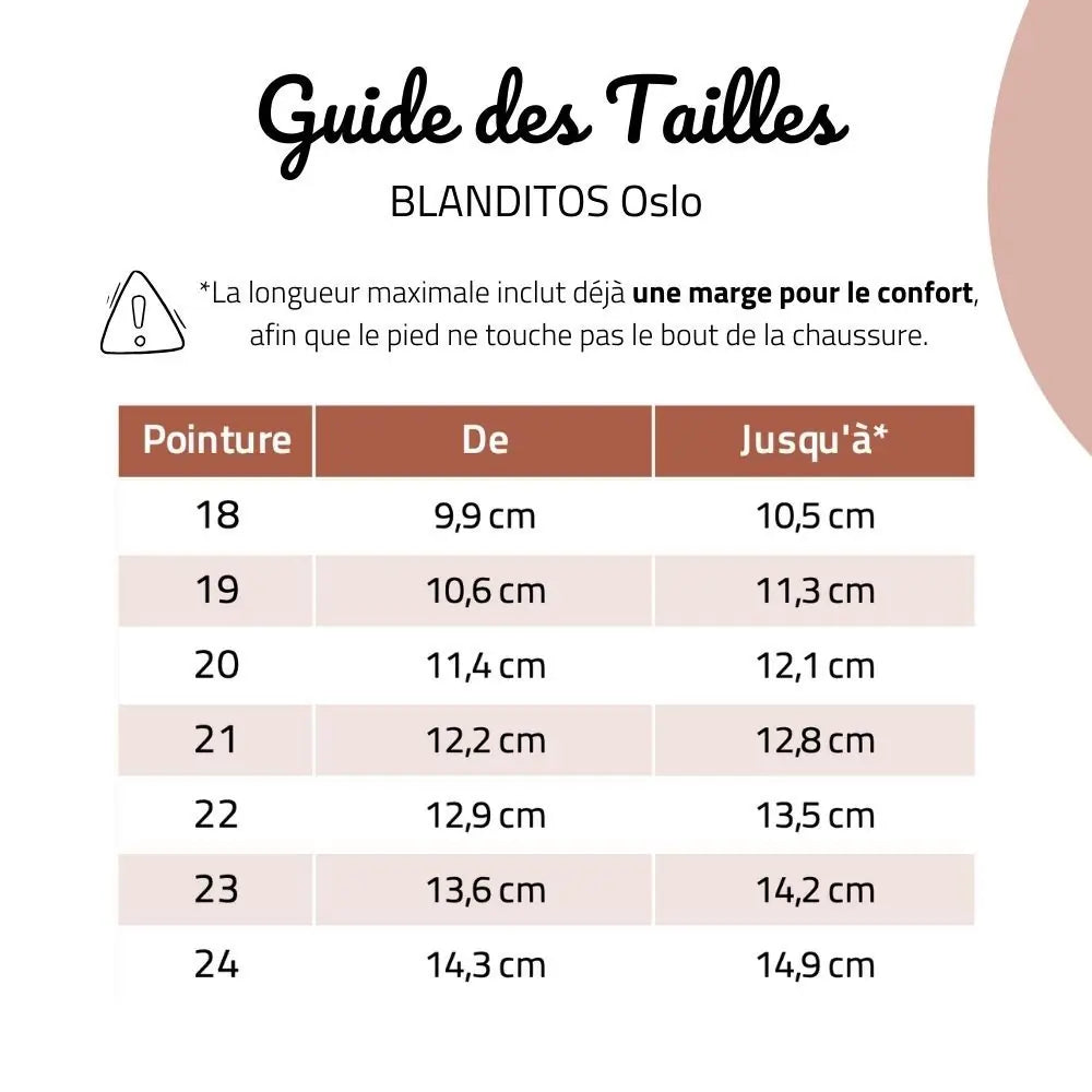 BLANDITOS Bottillons Barefoot Oslo Vison ma petite pointure