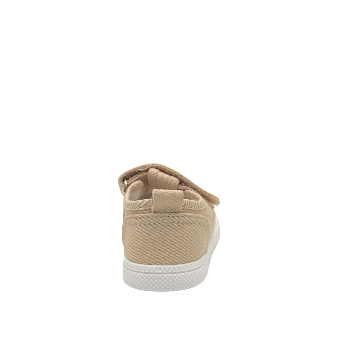 BLANDITOS Baskets en toile Barefoot Pomelo Beige ma petite pointure