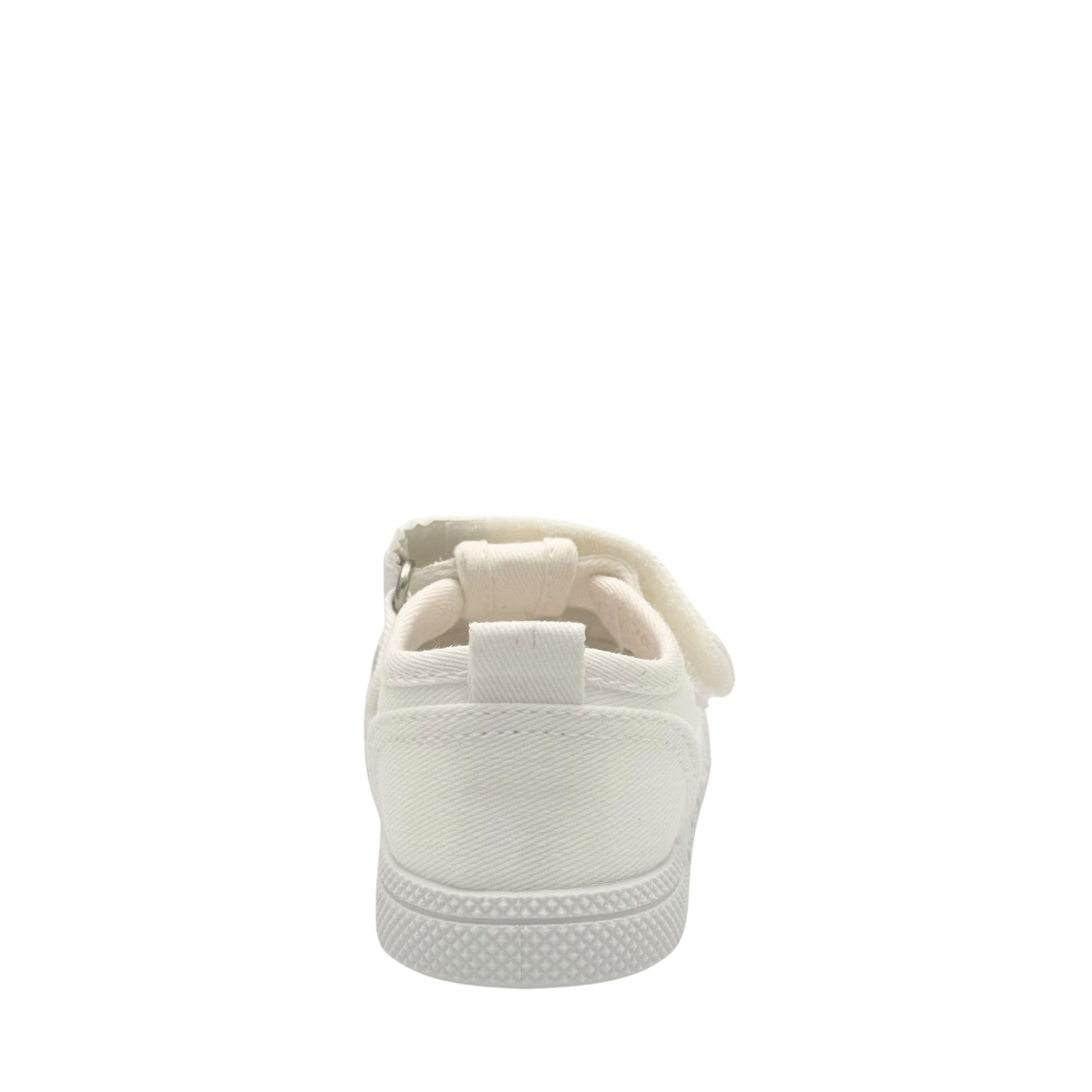 BLANDITOS Baskets en toile Barefoot Pomelo Blanco ma petite pointure
