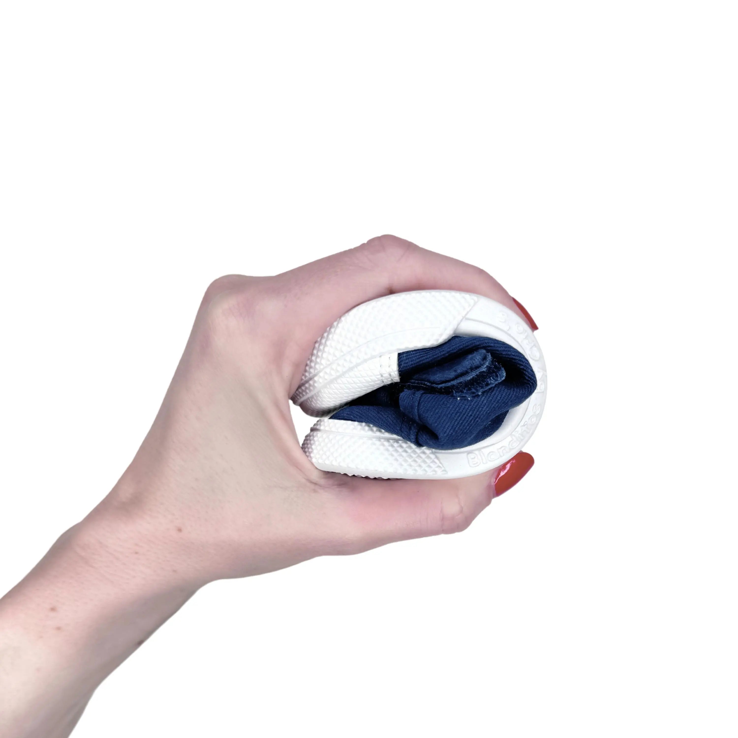 BLANDITOS Baskets en toile Barefoot Pomelo Navy ma petite pointure
