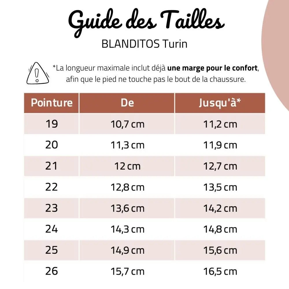 BLANDITOS Bottillons Barefoot Turin Beige ma petite pointure