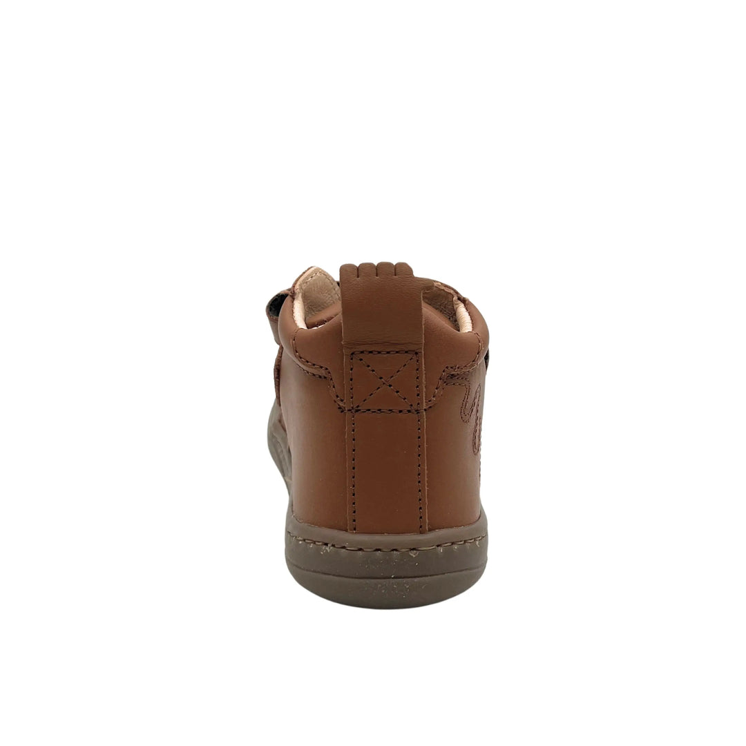 EASY PEASY Bottines Barefoot My Boots Velcro Marron ma petite pointure