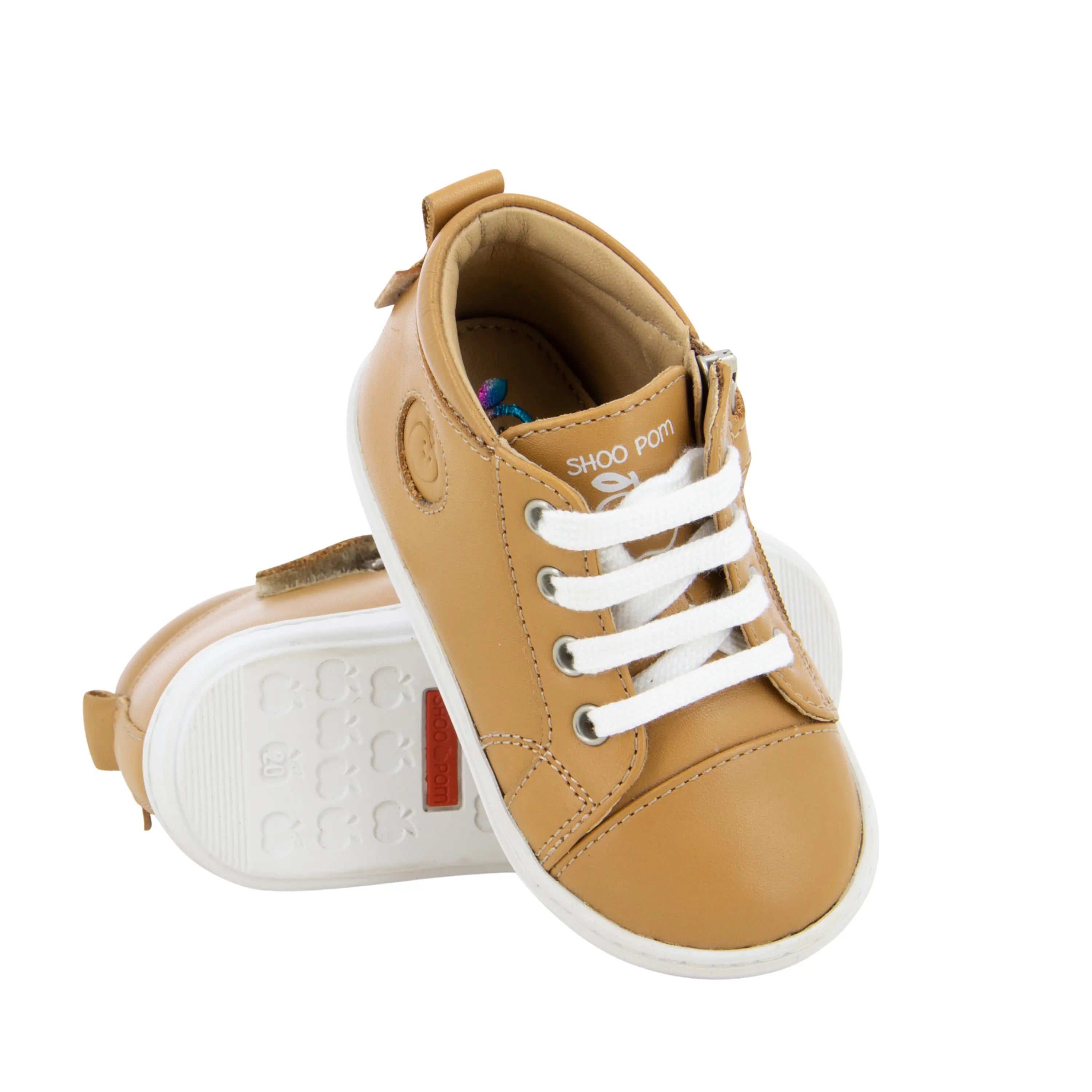 SHOO POM Baskets Bouba Zip Lace Camel ma petite pointure