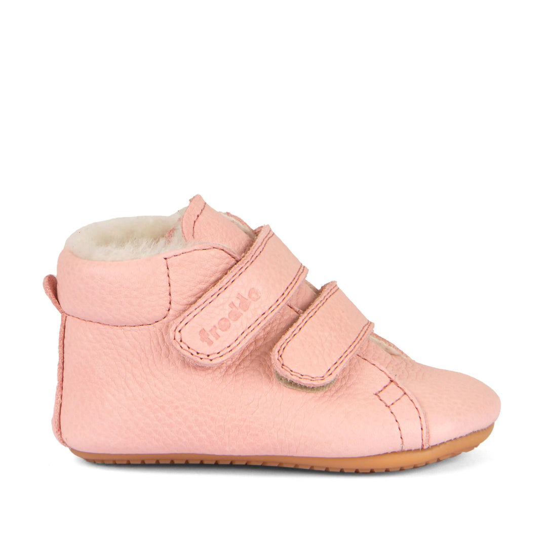 FRODDO Prewalkers Fourrés Rose ma petite pointure