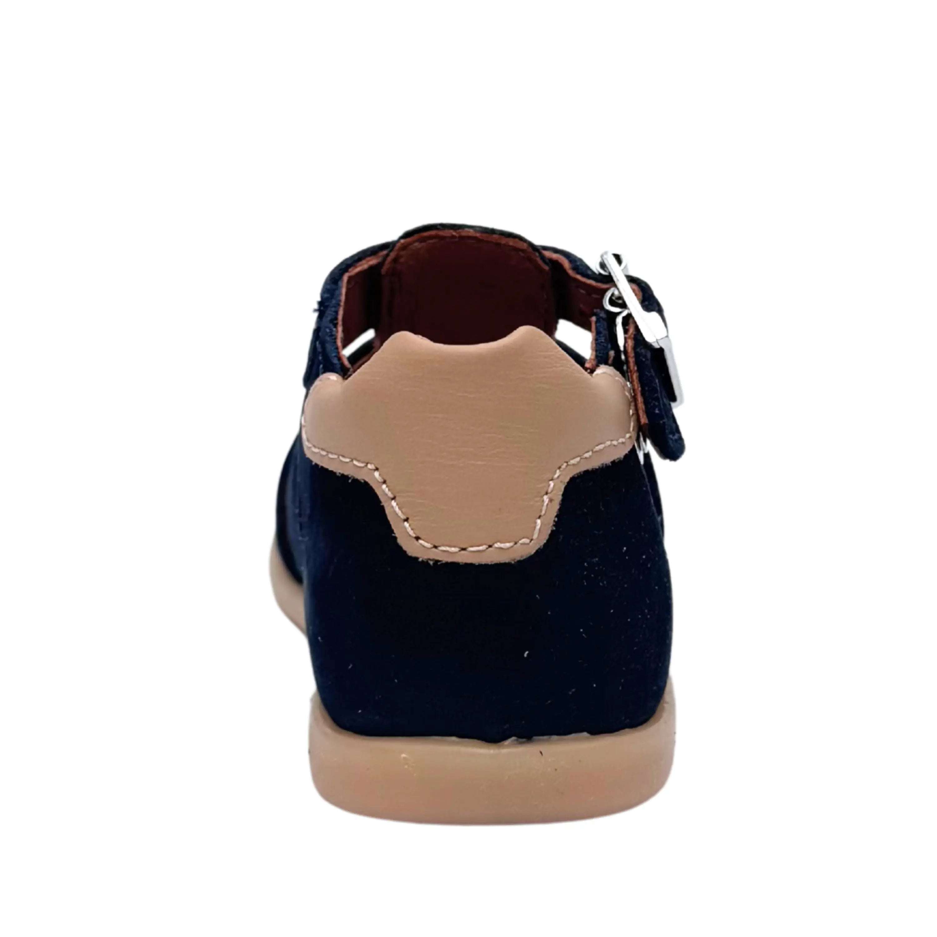 BABYBOTTE Sandales Gimmy Nubuck Bleu ma petite pointure